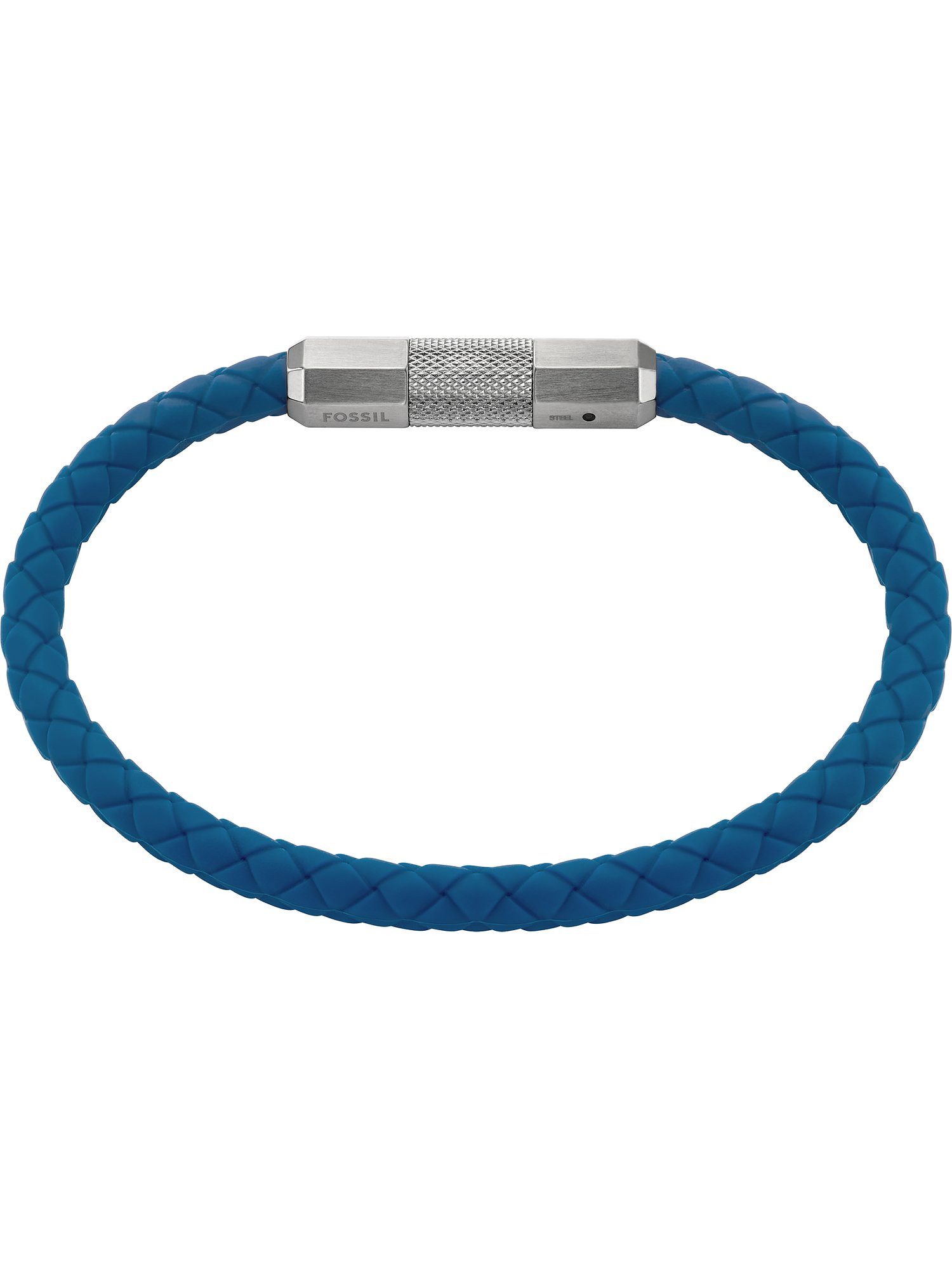 Armband Fossil Herren-Armband Silikon, Edelstahl