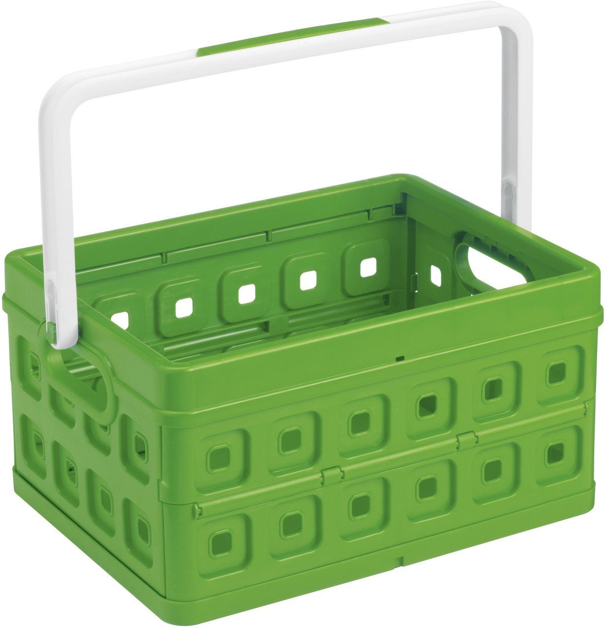 Klappbox Sunware Klappbox Square 24L grün/weiß 43,5 x 31 x