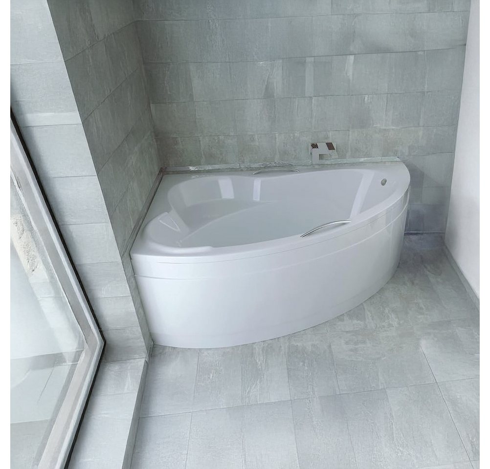 Thumbnail - KOLMAN Badewanne Eckbadewanne Ada 140x90, (Links/Rechts), Ablaufgarnitur & Füße GRATIS