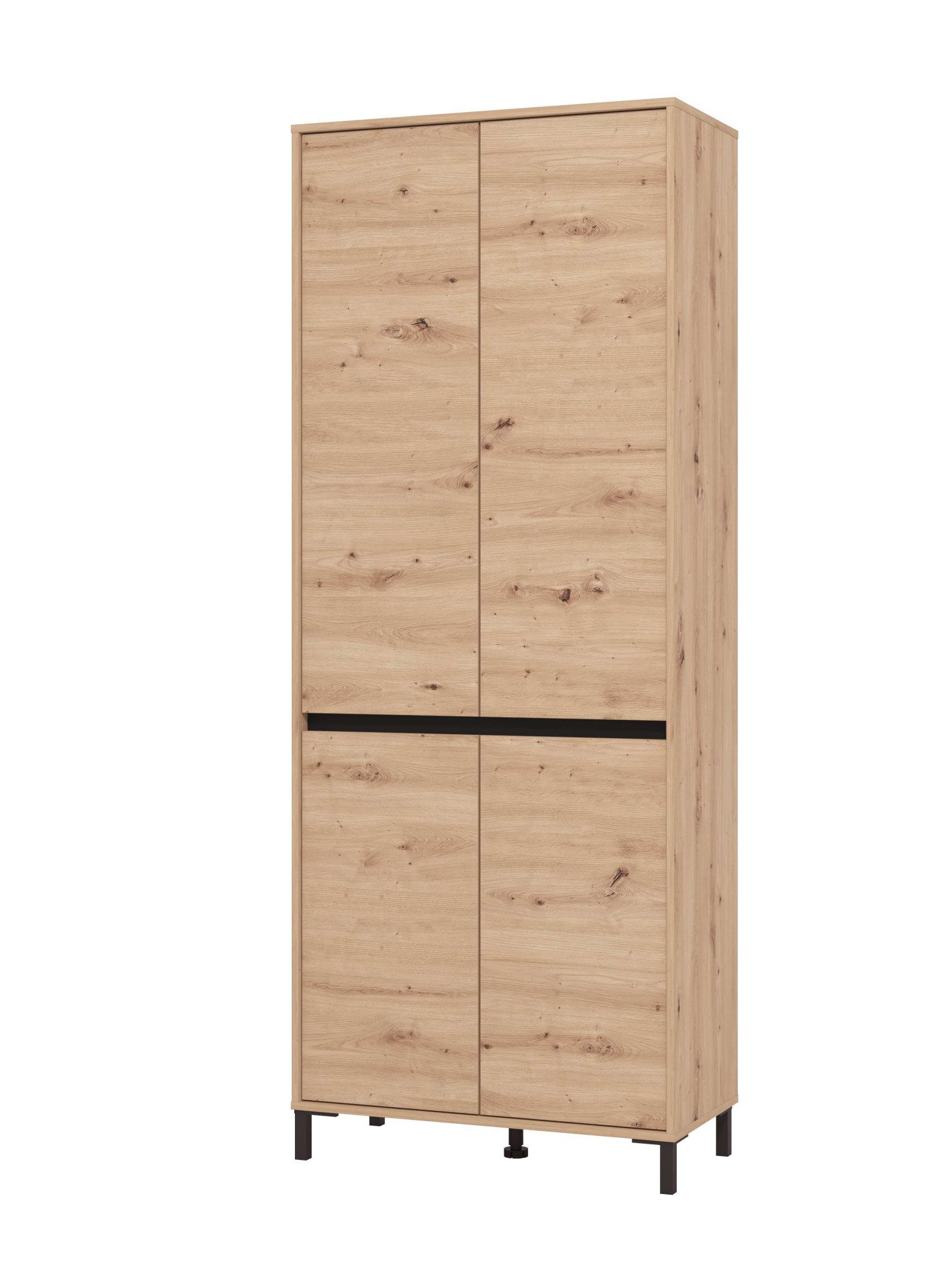 Home affaire Schuhschrank Flannan, Schuhregal, Schuhkommode, Gesamthöhe 205,5 cm acht Regale und eine Schublade, Gesamtbreite 80 cm