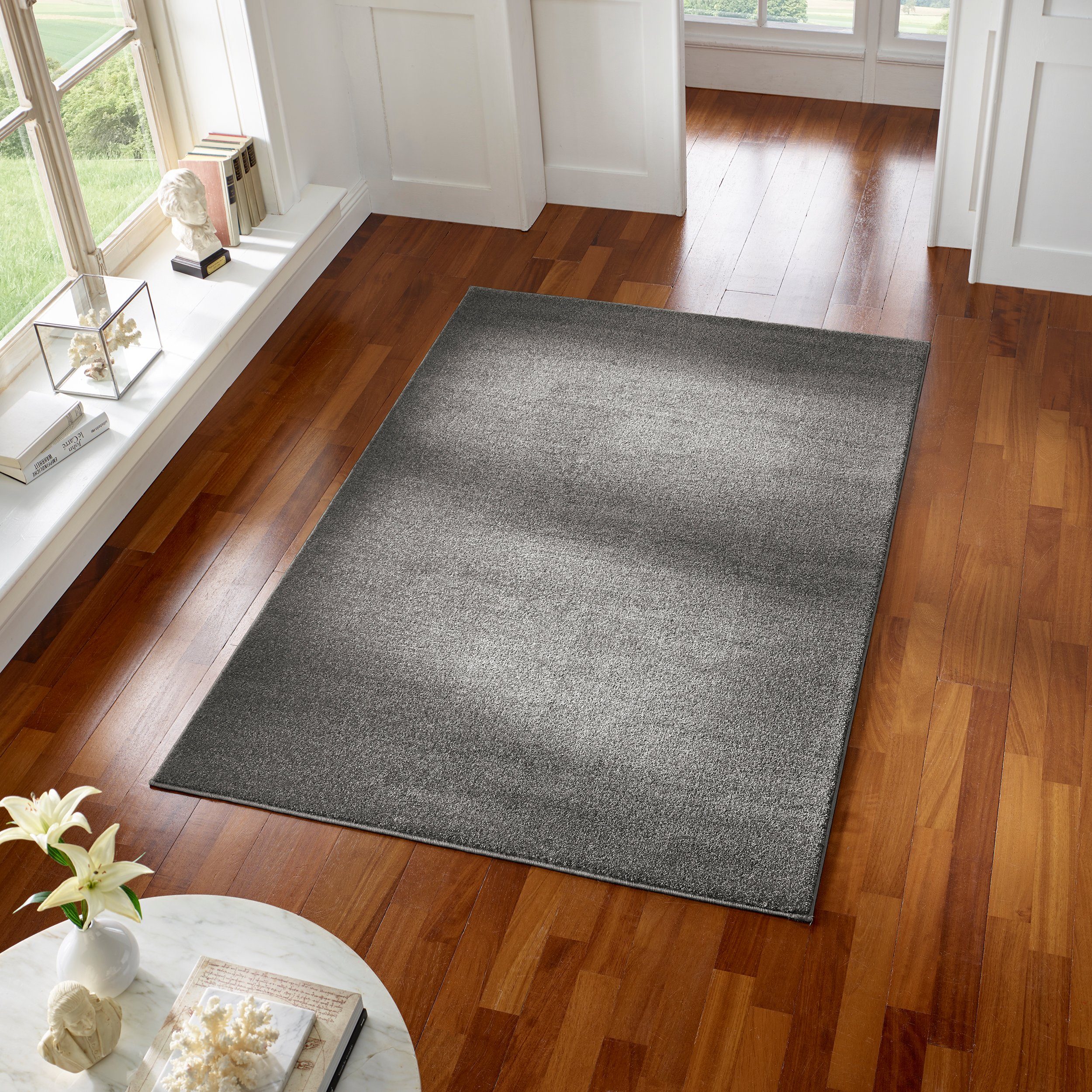 TaraCarpet Teppich Kurzflor-Webteppich Gala, rechteckig, Höhe: 13 mm, uni d günstig online kaufen