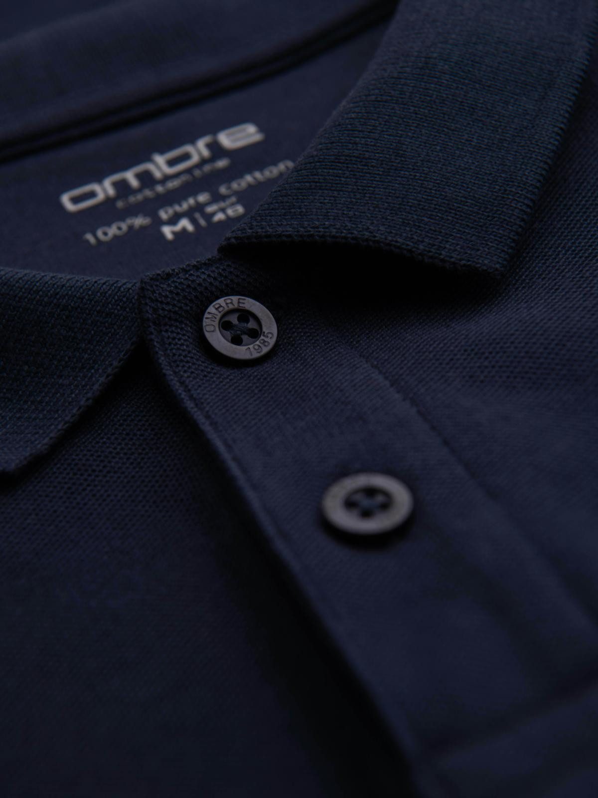 Langarm-Poloshirt Herren-Poloshirt mit langen Ärmeln im Regular Fit