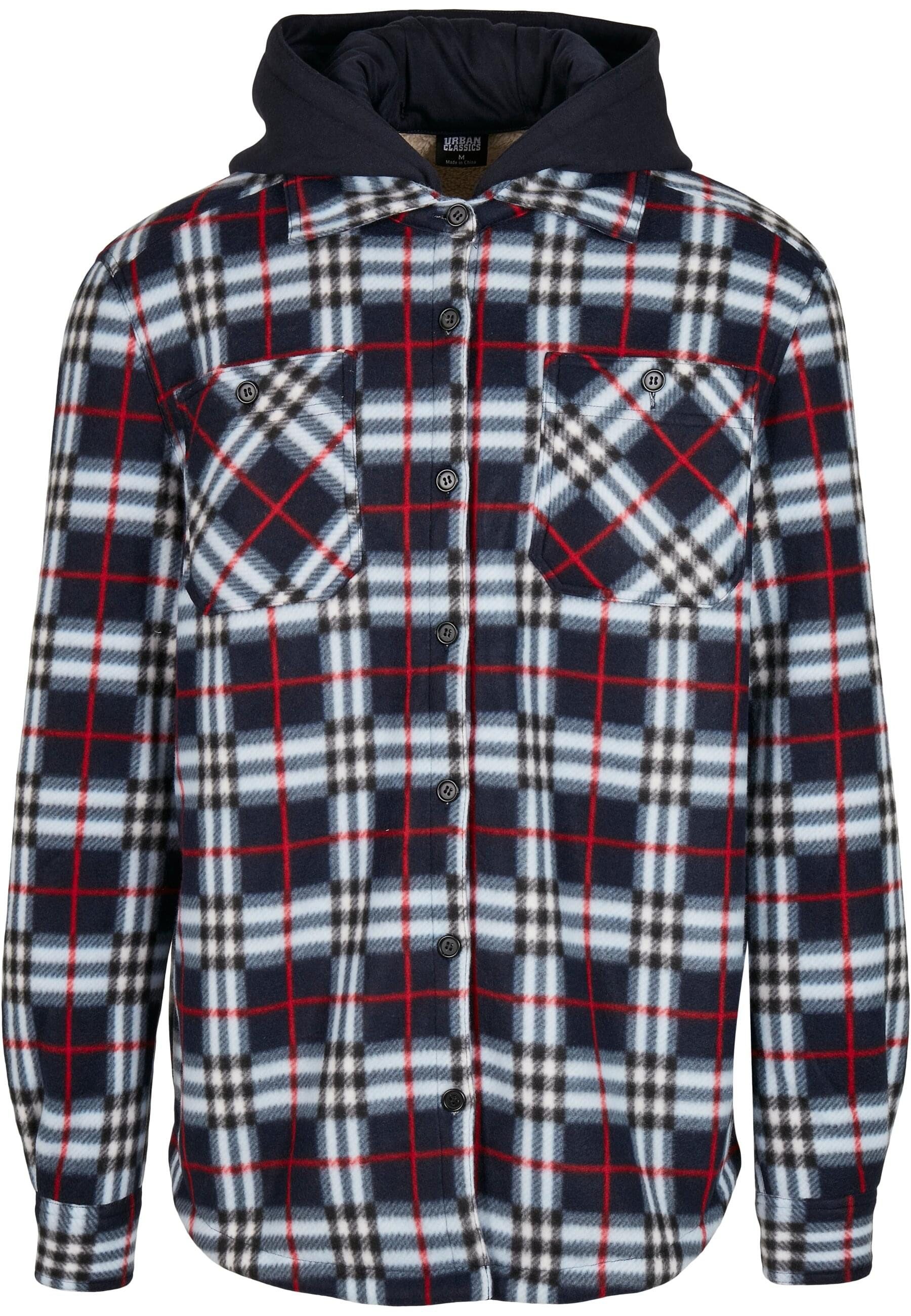 Allwetterjacke Urban Classics Herren Hooded Polar Fleece Overshirt
