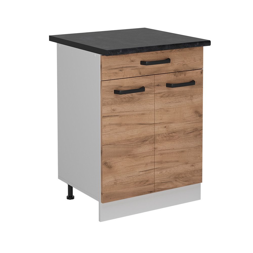 Vicco Unterschrank R-Line, Goldkraft Eiche/Weiß, 60 günstig online kaufen
