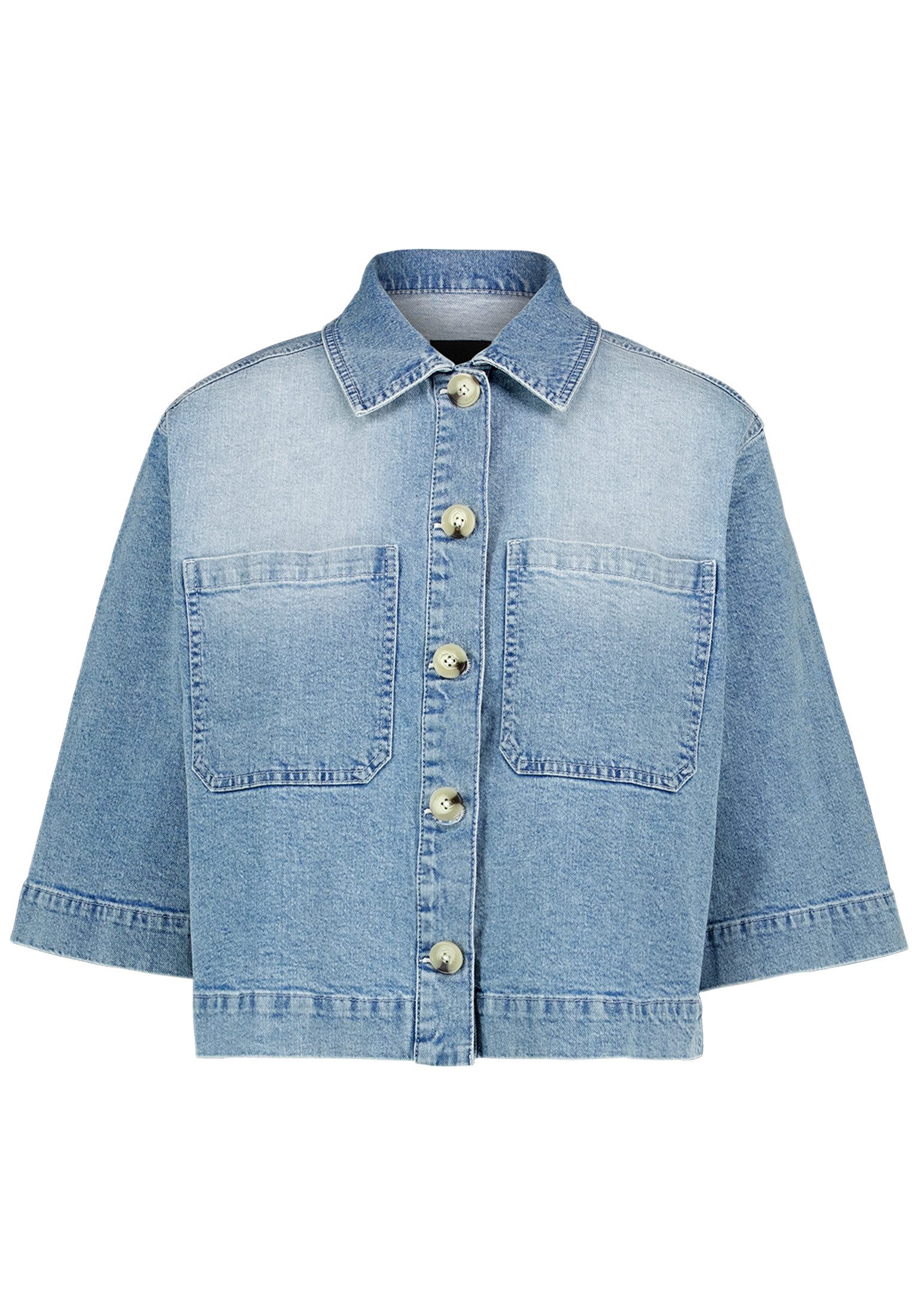 Zero Jackenblazer Damen im Jeans-Look Material.
