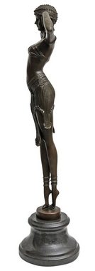 Aubaho Skulptur Bronzeskulptur Bronze Figur Scarab Tänzerin nach Chiparus Antik-Stil R