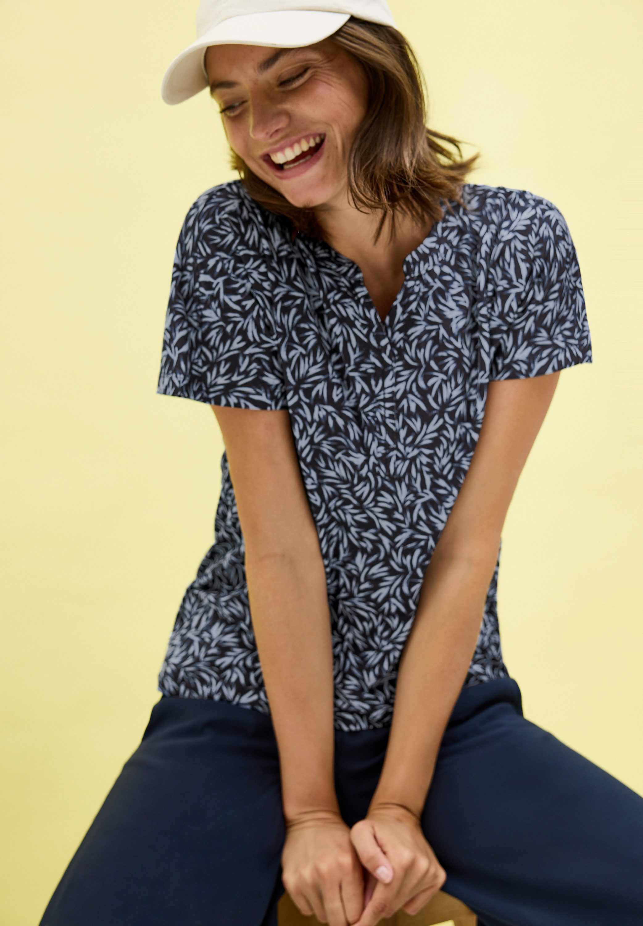 CECIL T-Shirt mit Minimal Print und günstig online kaufen