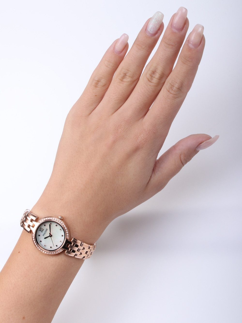 Pulsar Quarzuhr Pulsar PH8168X1 Damenuhr mit Swarovski 28mm 3ATM Pulsar PH8168X1 Damenuhr mit Swarovski 28mm 3ATM