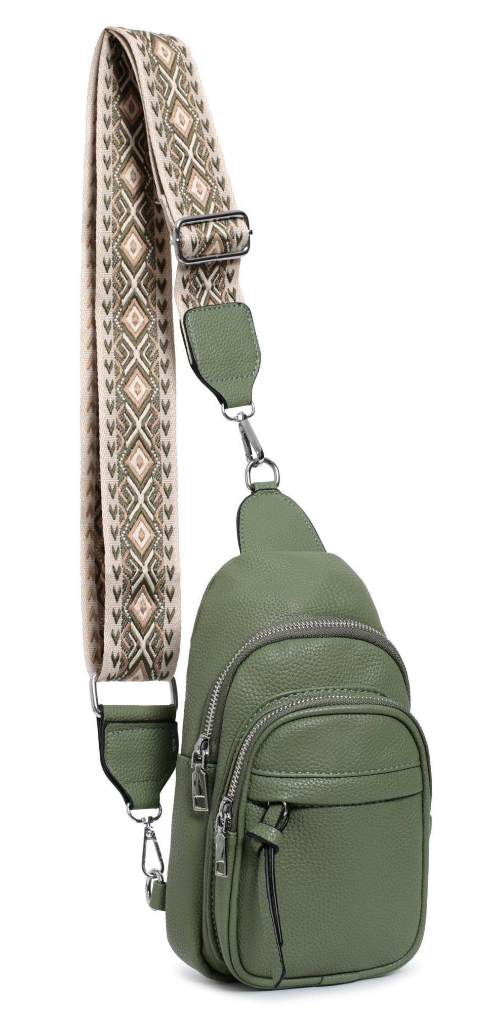 Schultertasche Unisex Sling-Tasche Bodybag Crossbody Brusttasche