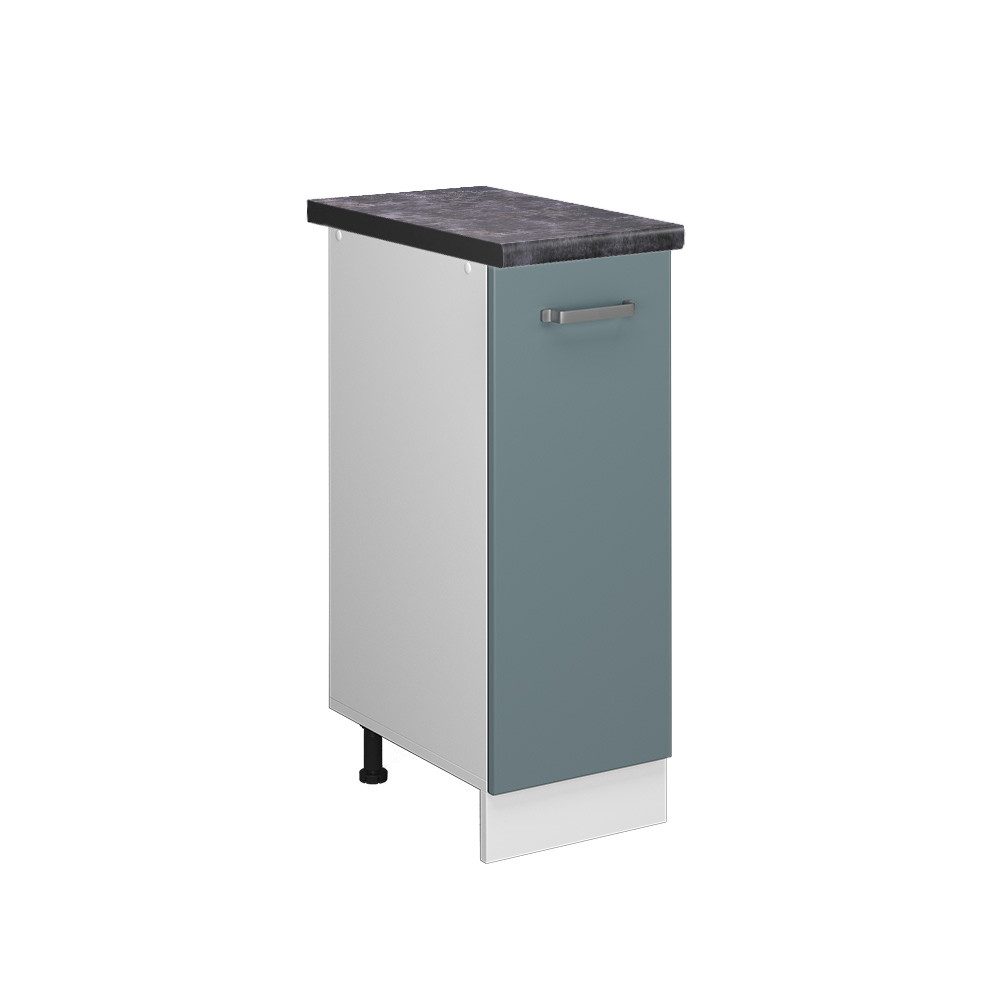 Vicco Apothekerschrank R-Line, Blau-Grau/Weiß, 30 cm, günstig online kaufen