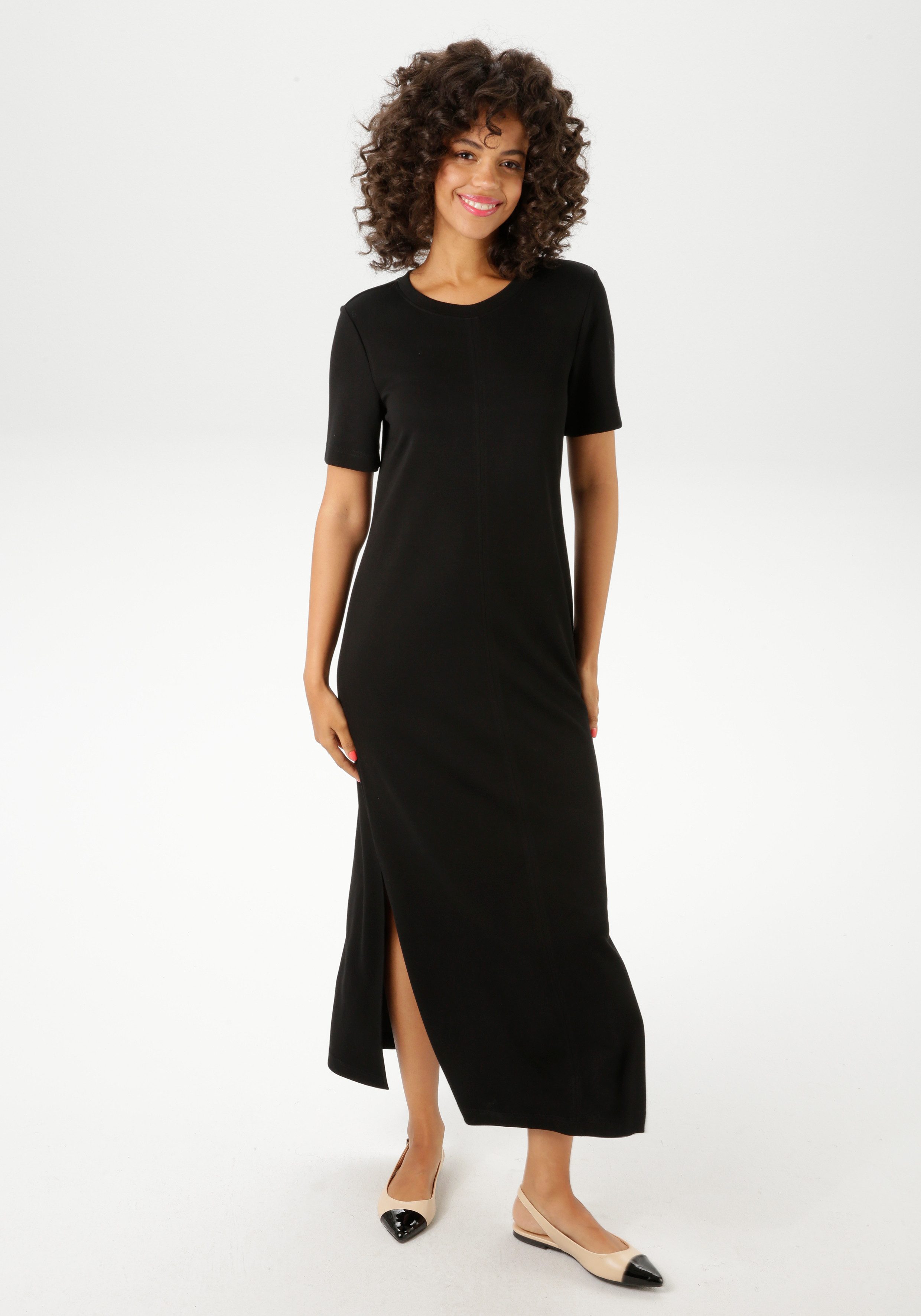 Aniston CASUAL Maxikleid mit Seitenschlitzen
