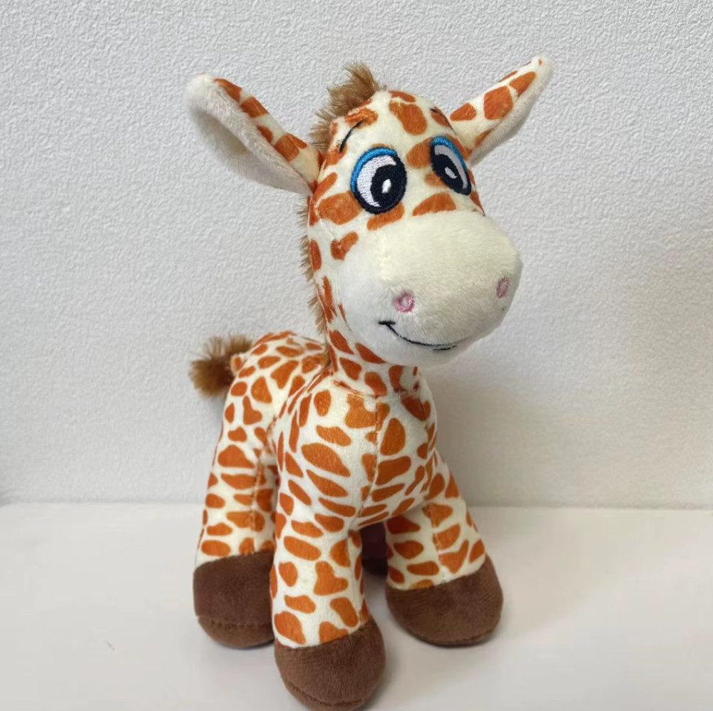 Tinisu Plüschfigur Giraffe Kuscheltier - 21 cm Plüschtier weiches Stofftier