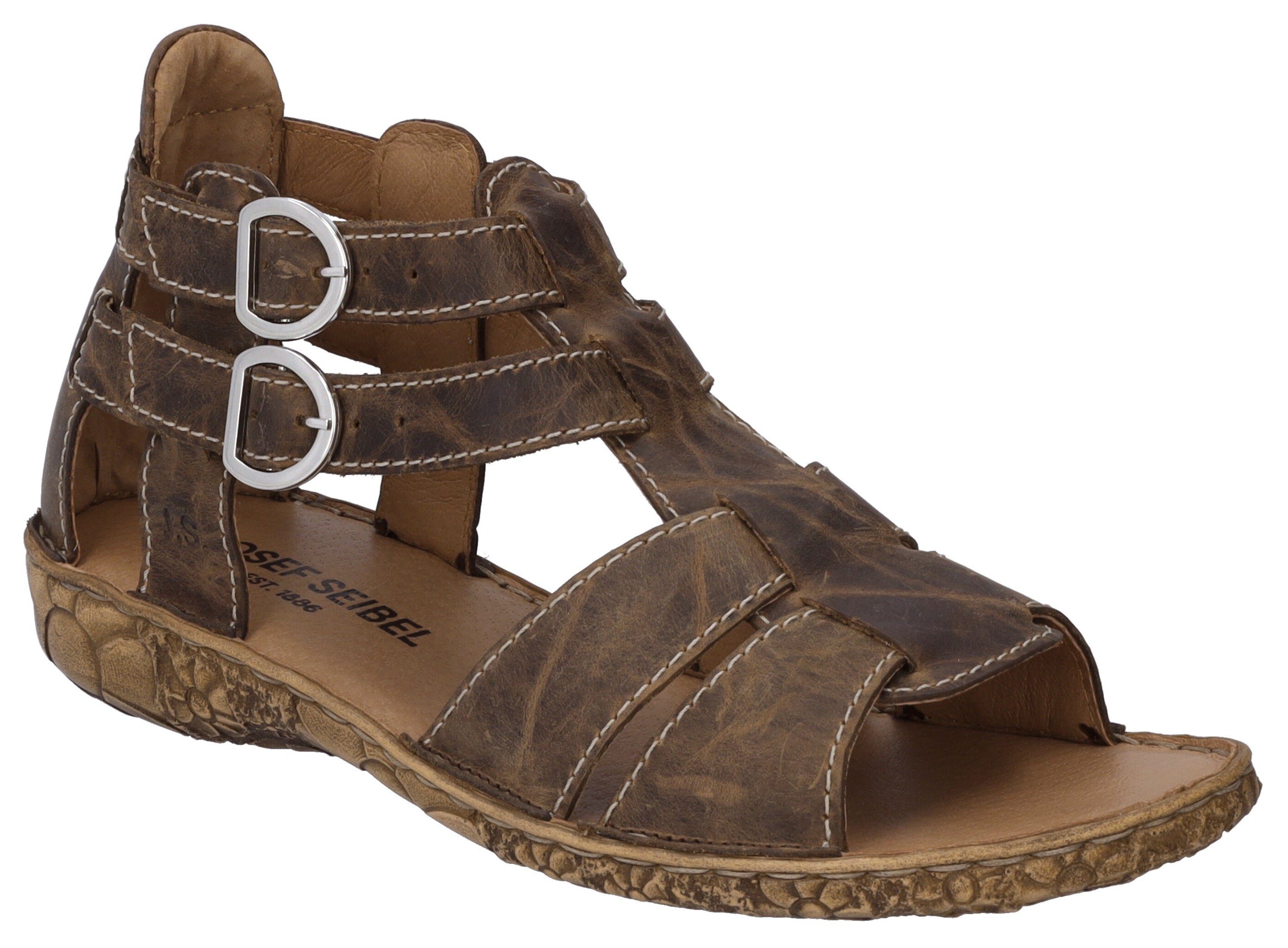 Josef Seibel Rosalie 51 Römersandale mit weicher Innensohle braun | Römersandalen