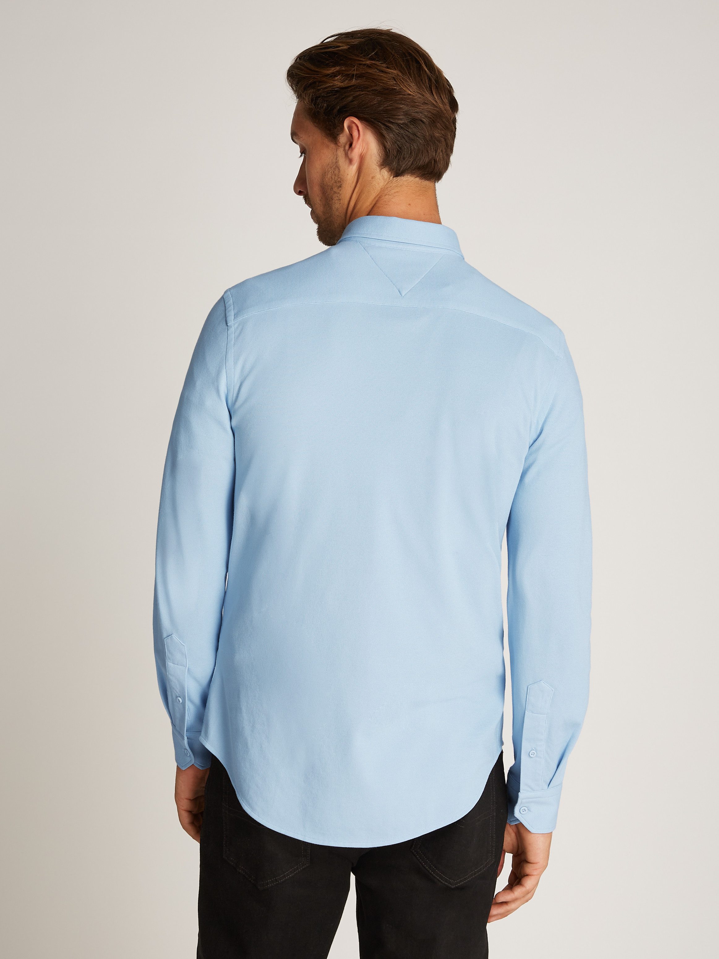 Tommy Hilfiger Businesshemd PERFORMANCE OXF PIQUE Slim Fit SHIRT mit Logost günstig online kaufen