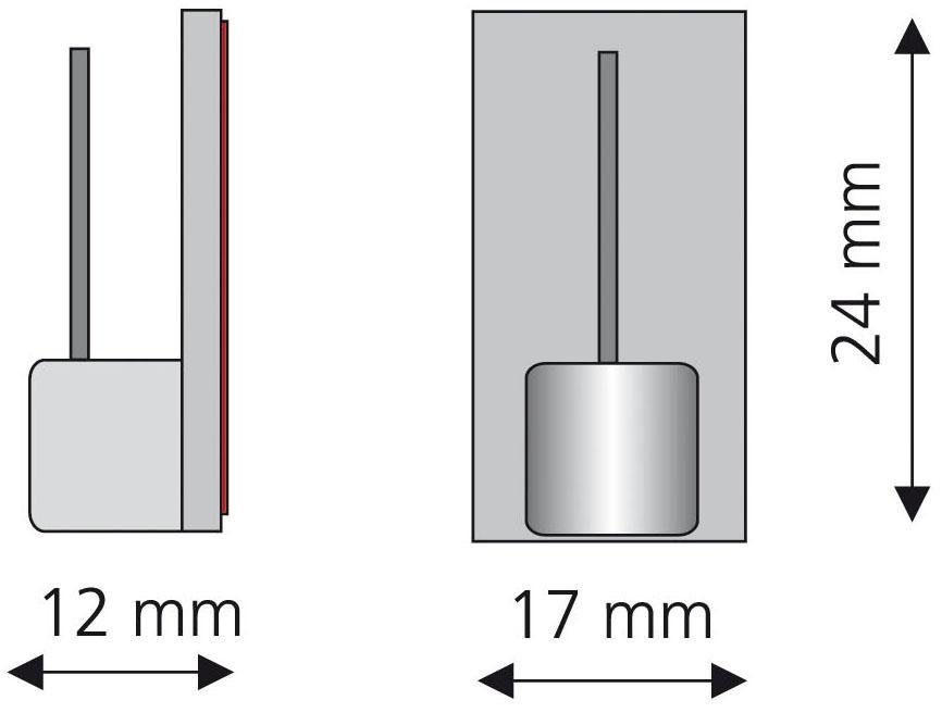 Liedeco Klebeträger, Vitragen-Bistrostangen, (Set, 4-tlg), für günstig online kaufen