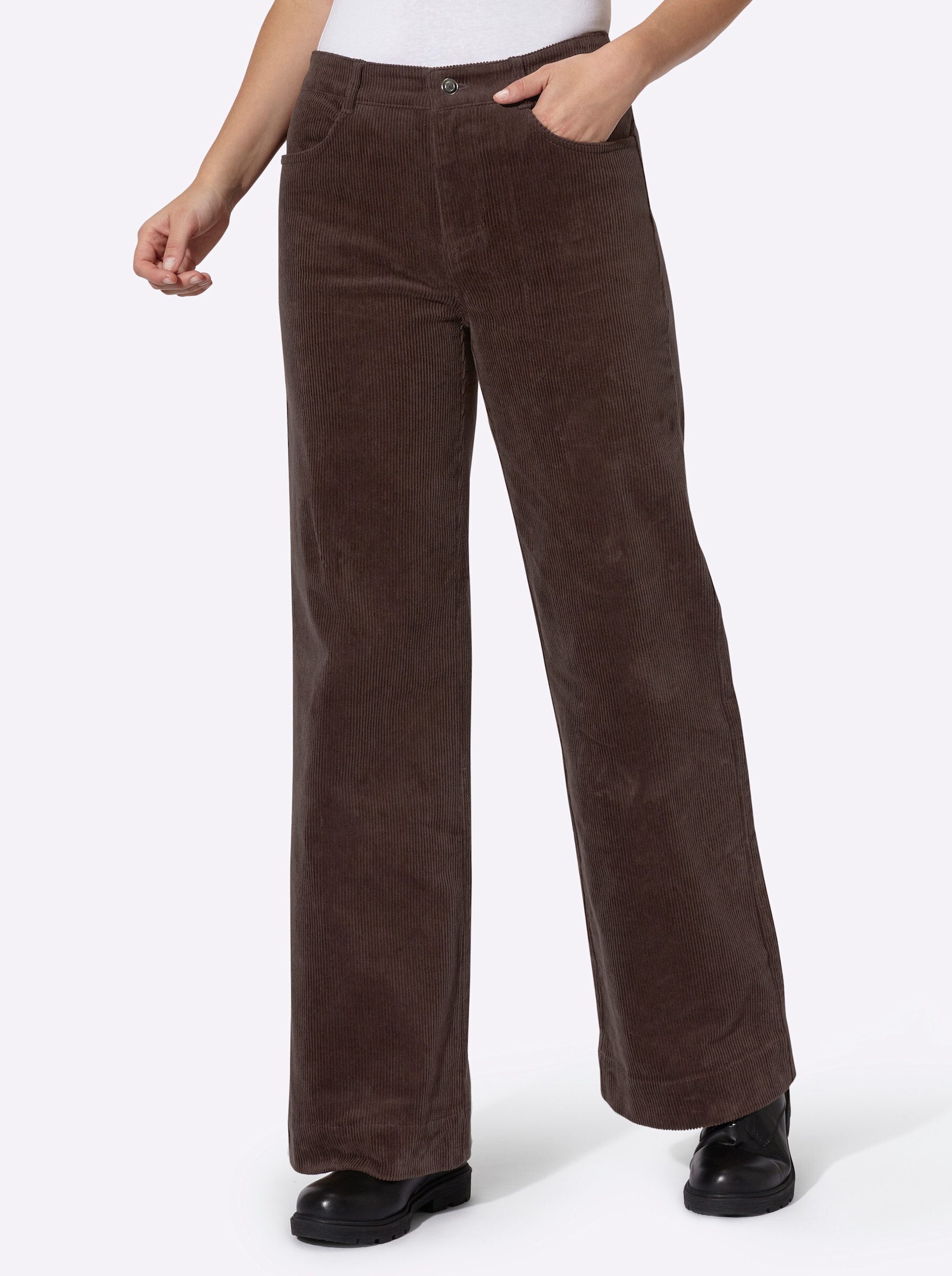 heine Jerseyhose Cord-Hose normal