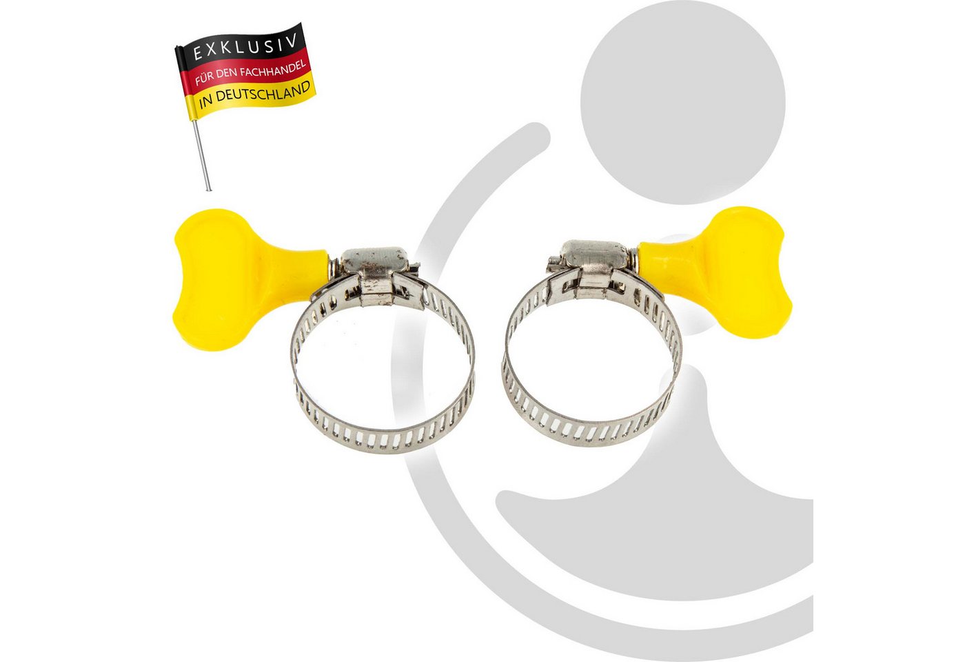 Thumbnail - MASTERPROOF PROFESIONAL Schlauchschelle Edelstahl Schlauchschelle 2-er Set, Spannbereich Ø 19 - 29 mm
