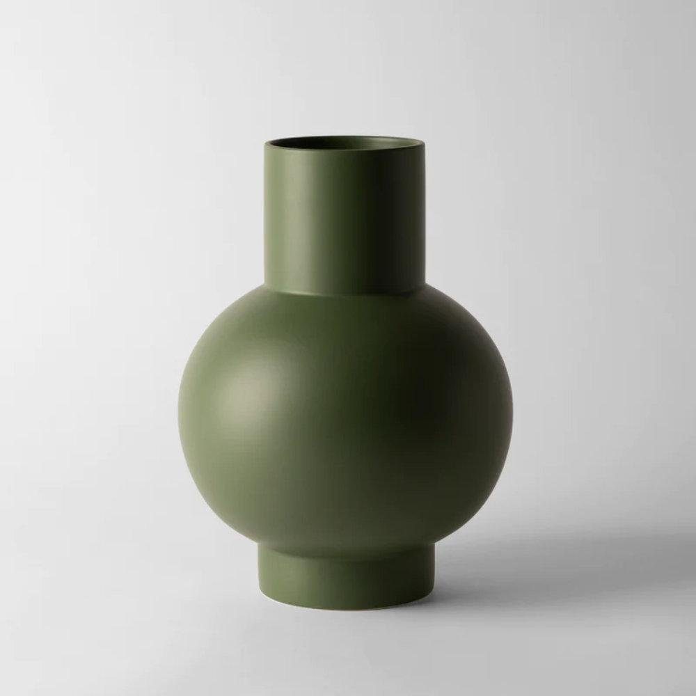 Raawii Dekovase Vase Strøm (XL) Deep Green