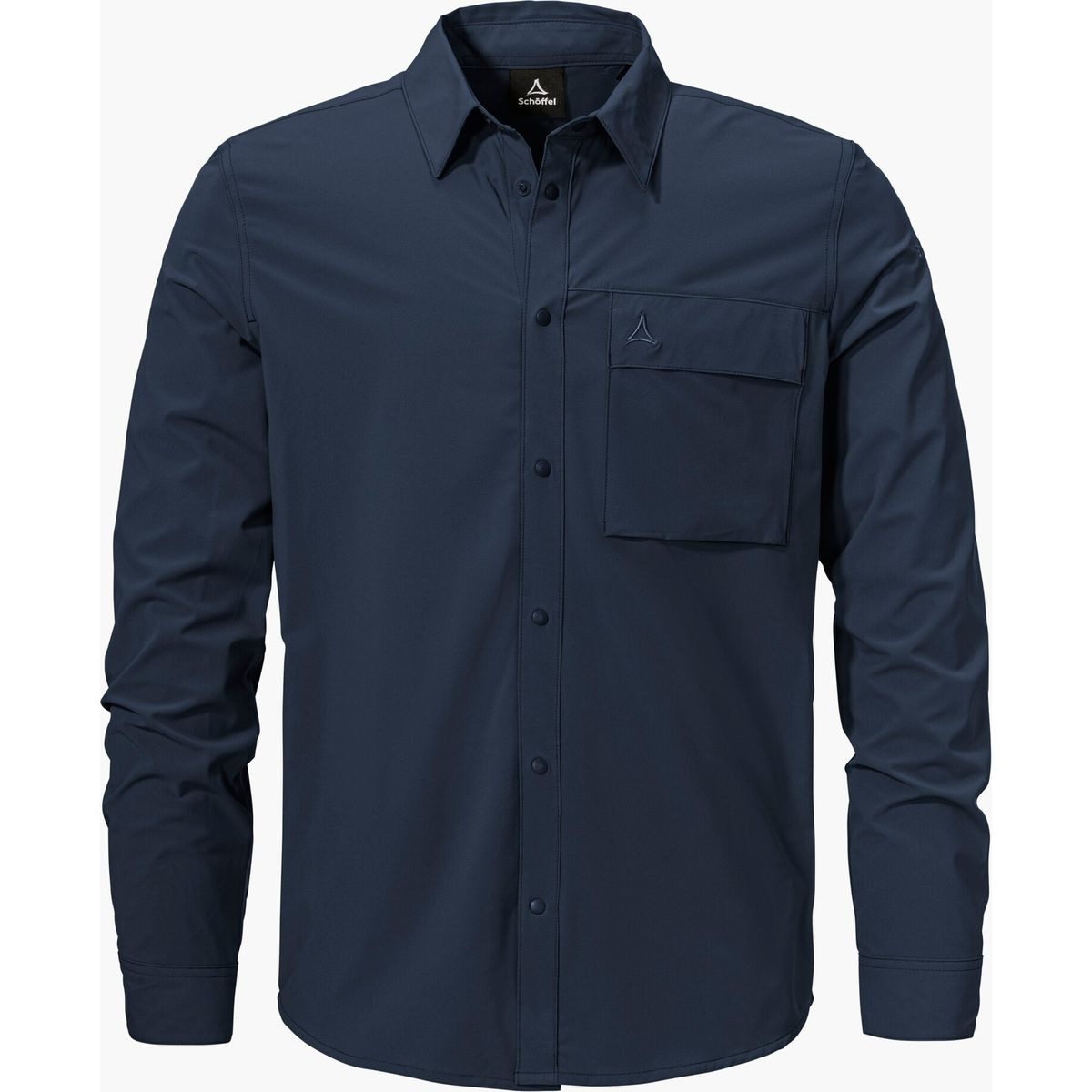 Schöffel Outdoorbluse Shirt Style Dunajec Men Perfektes Wanderhemd aus recyceltem Material mit UV-Schutz