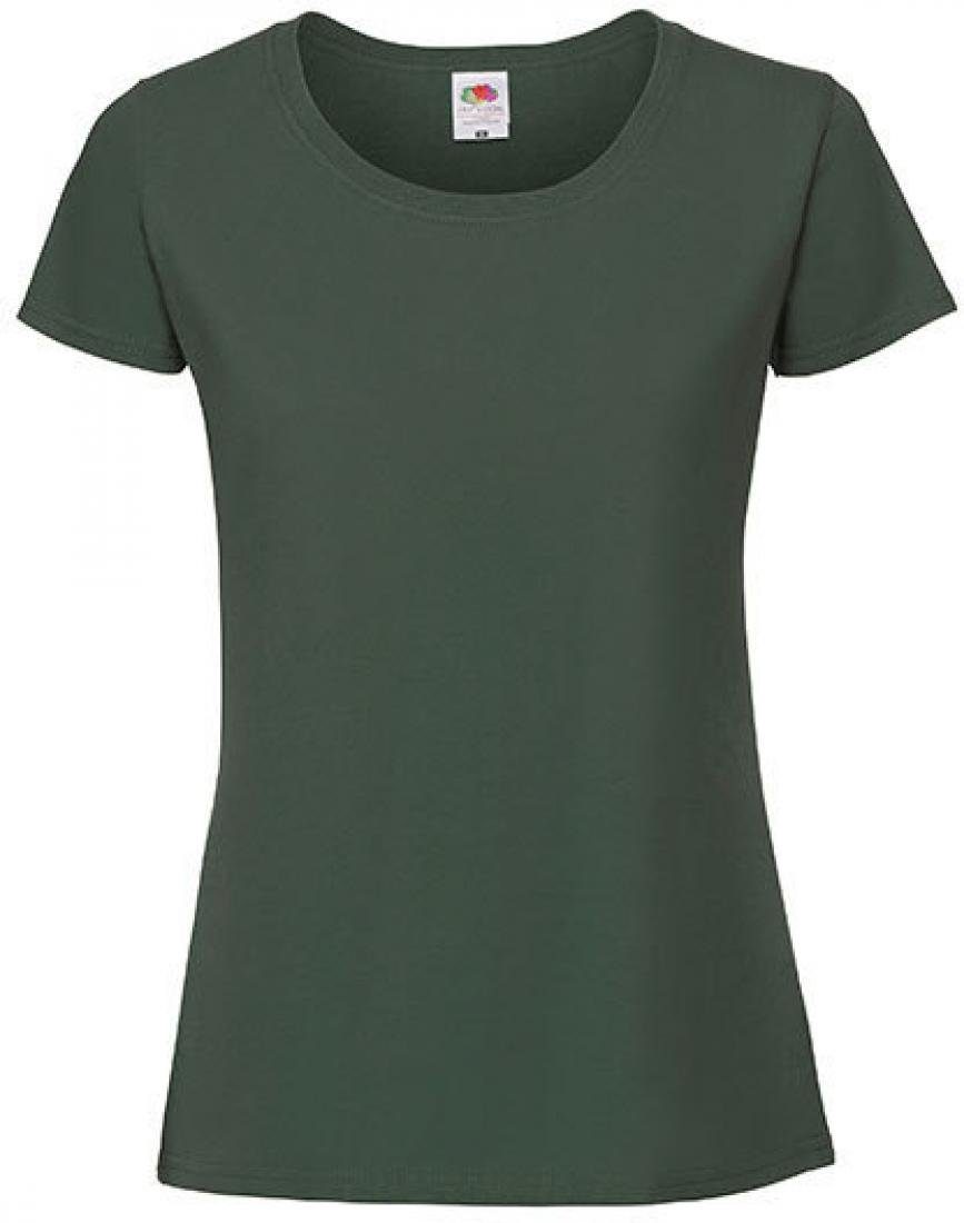 Rundhalsshirt Damen T-Shirt Ringspun Premium T Lady-fit