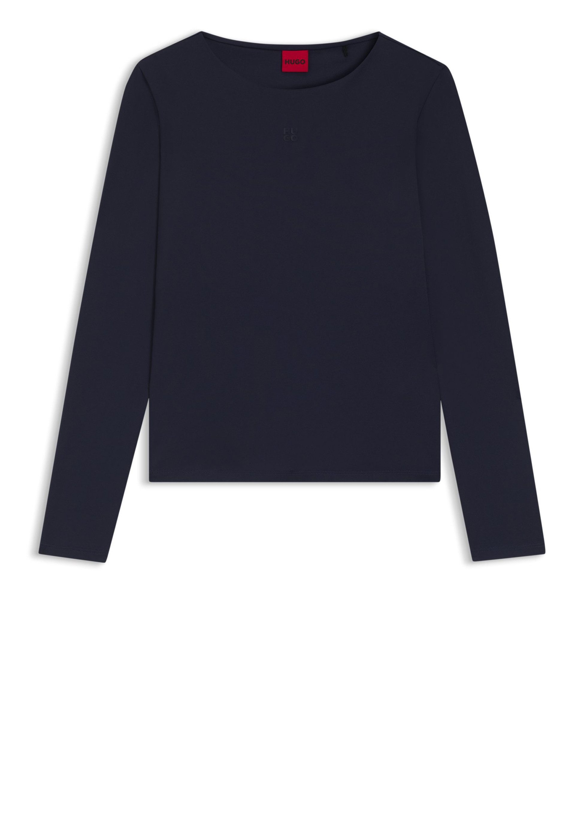 HUGO Trägertop aus Stretch-Jersey mit Stack-Logo-Print (1-tlg)