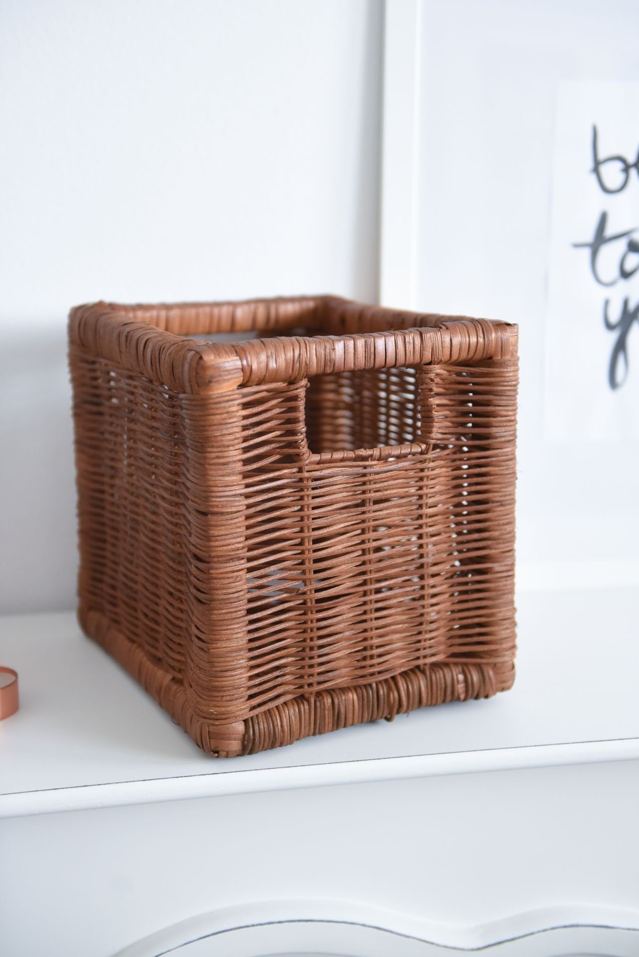 VIVANNO Regalkorb Rattan ATTRAKTIV - Braun günstig online kaufen