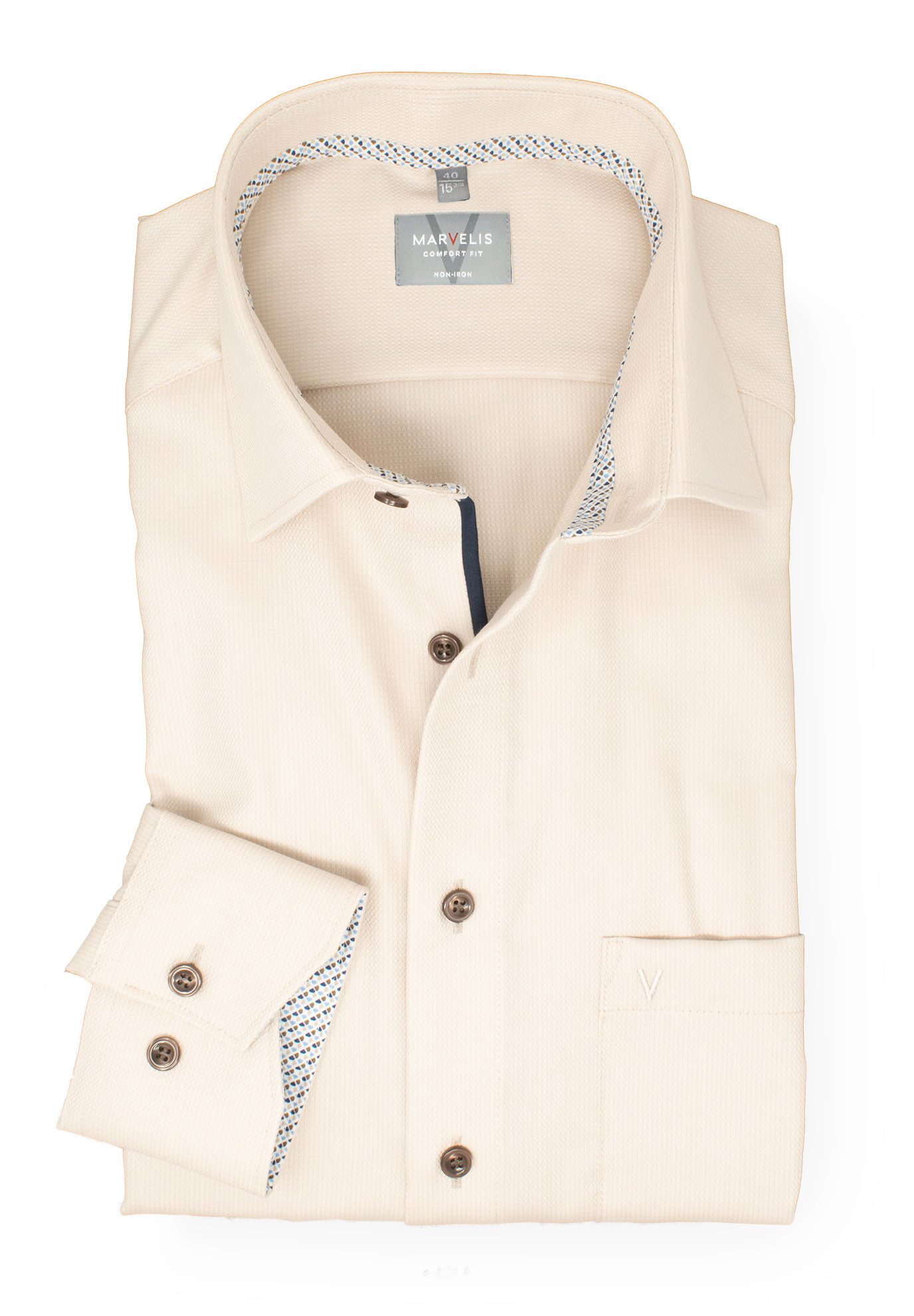 MARVELIS Businesshemd Comfort Fit bequeme Schnittführung günstig online kaufen