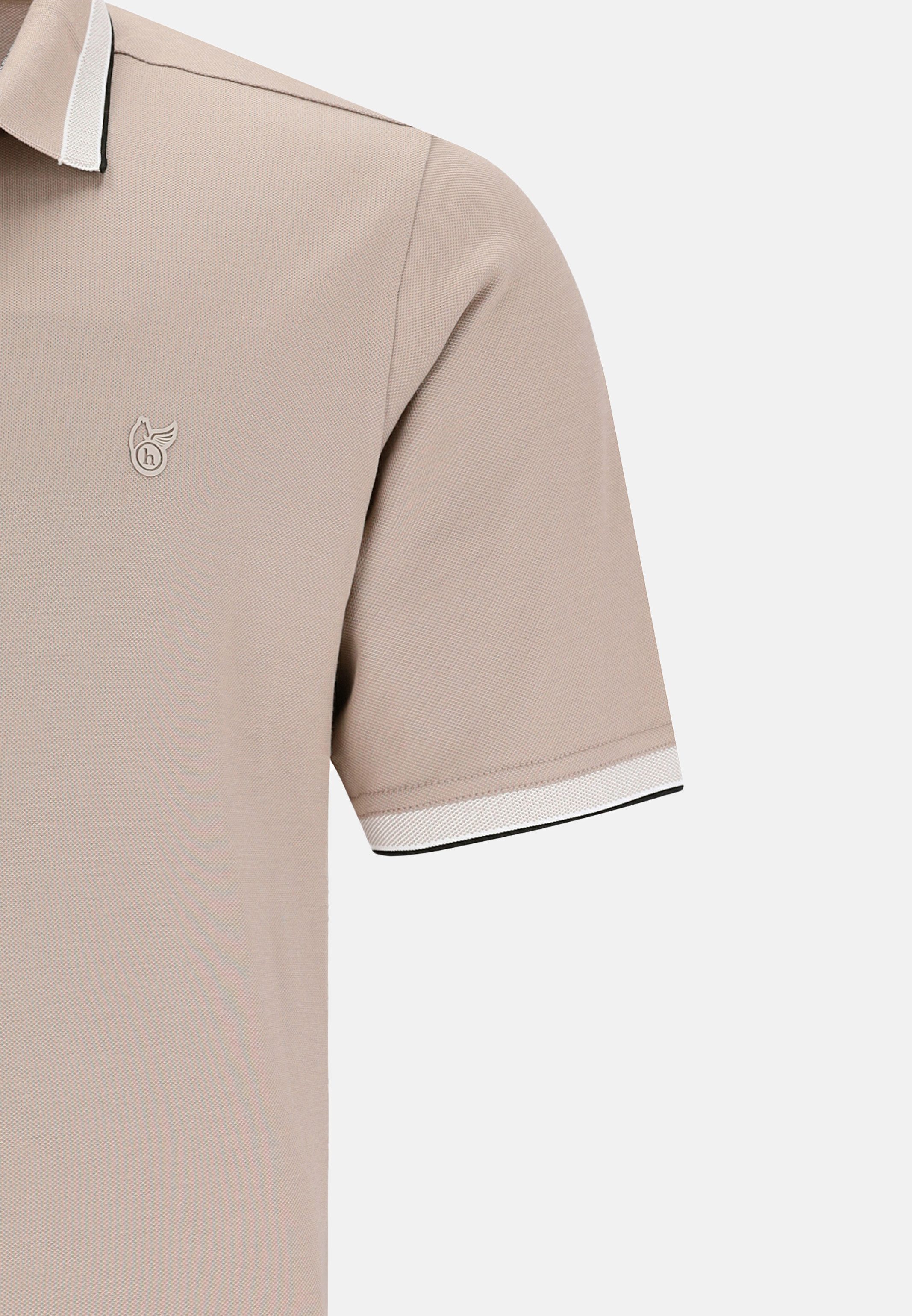Hajo Poloshirt 2er Pack Pique (Spar-Set, 2-tlg) Poloshirt - Baumwolle - Atmungsaktiv - Strickbündchen am Armabschluss