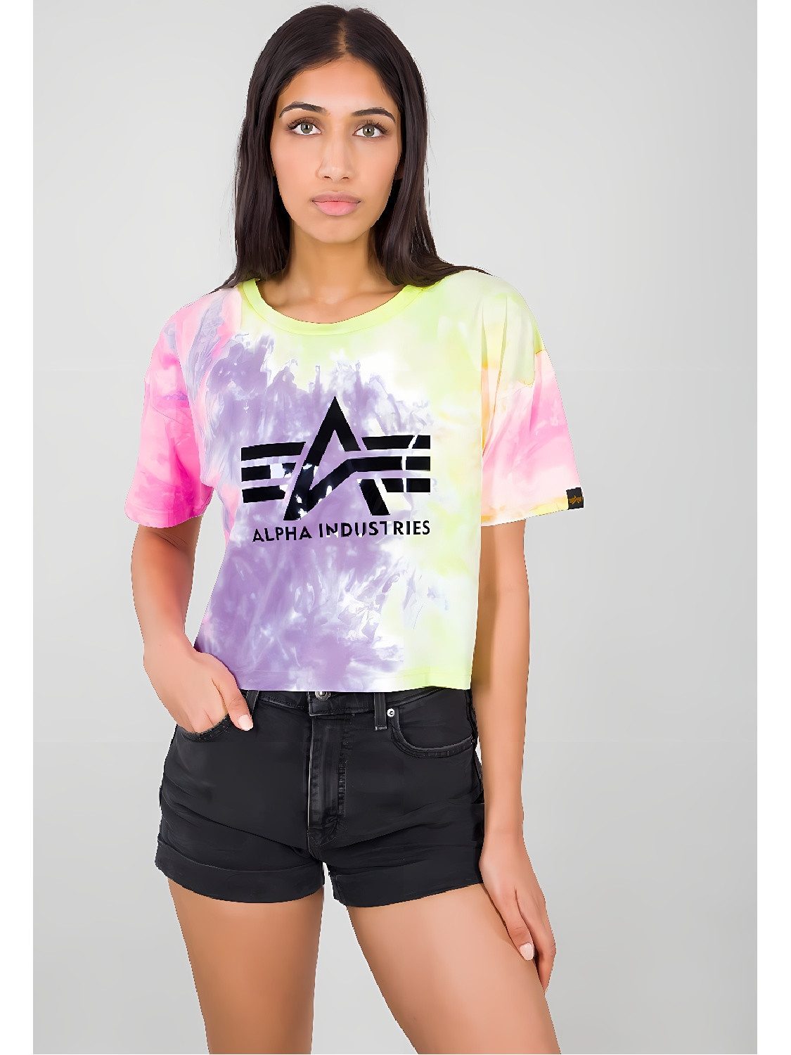 Alpha Industries T-Shirt Big A Batik T Wmn