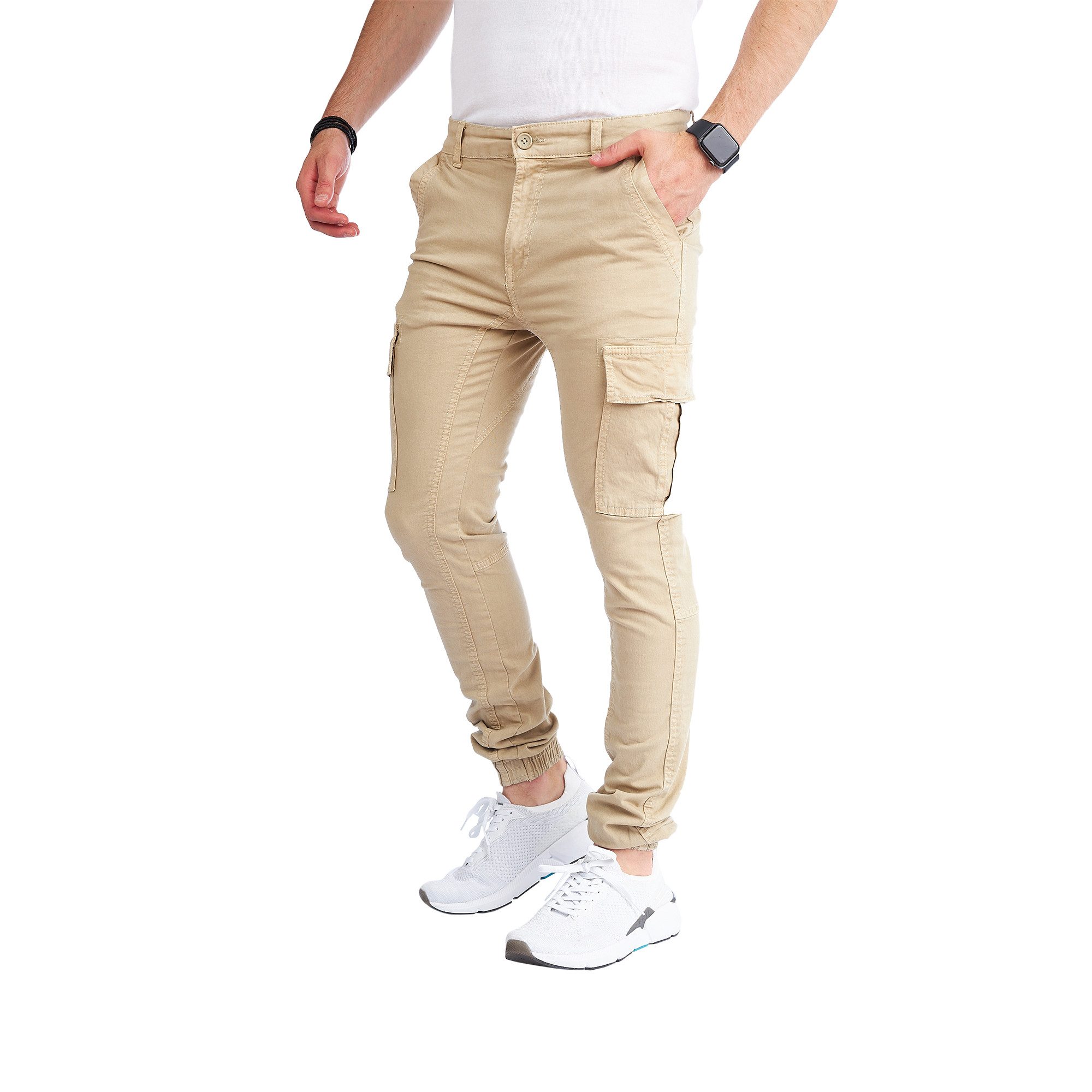 Styleko Cargohose Slim fit Cargohose Herren günstig online kaufen
