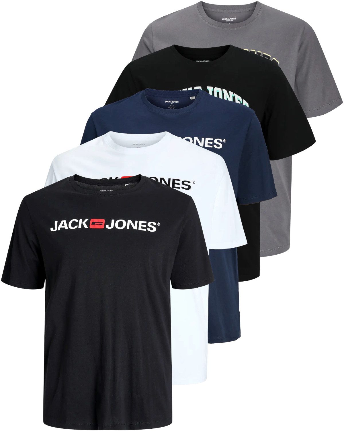 Jack & Jones PlusSize Print-Shirt Weites günstig online kaufen
