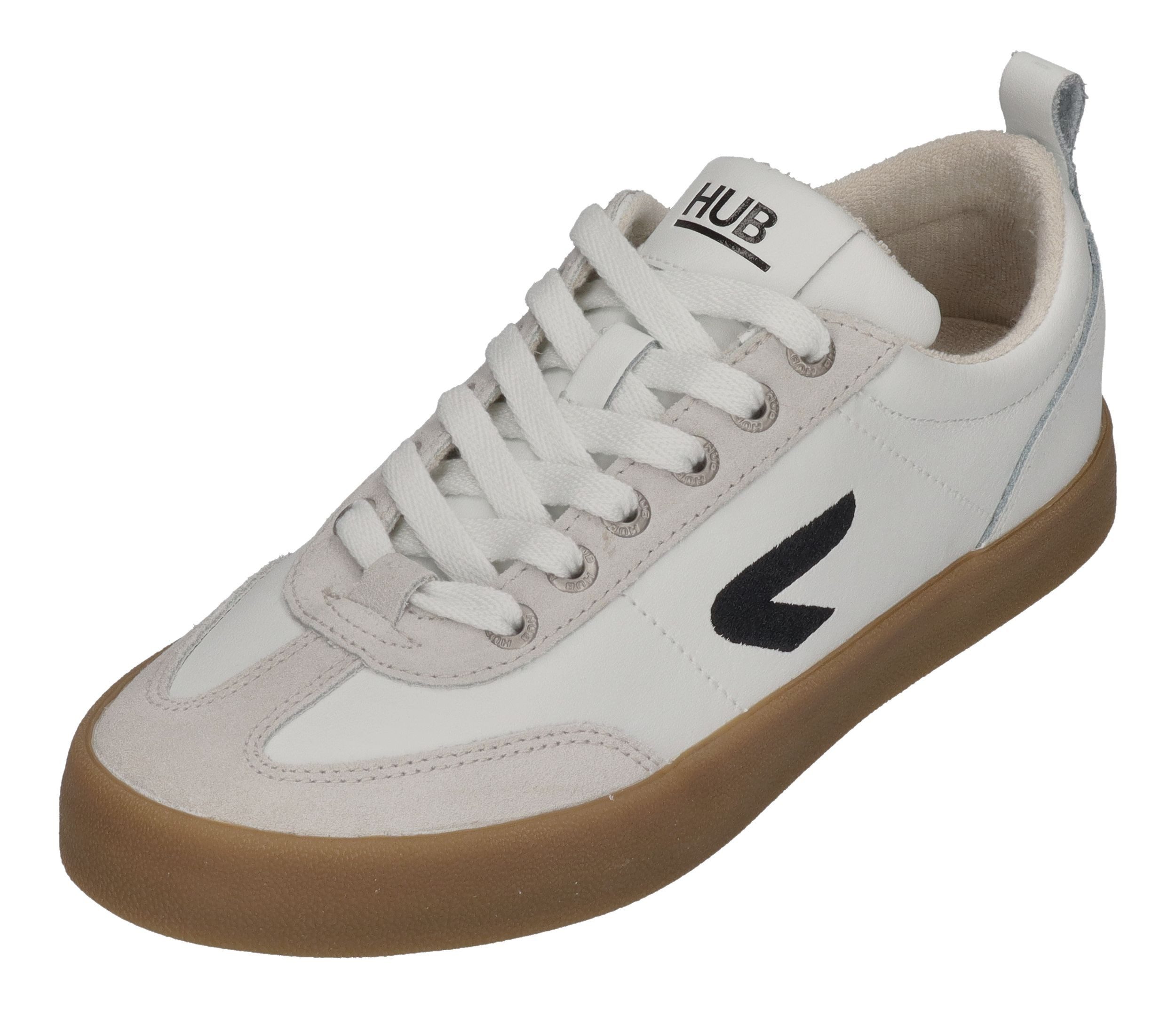 HUB Miami Sneaker White Black Gum