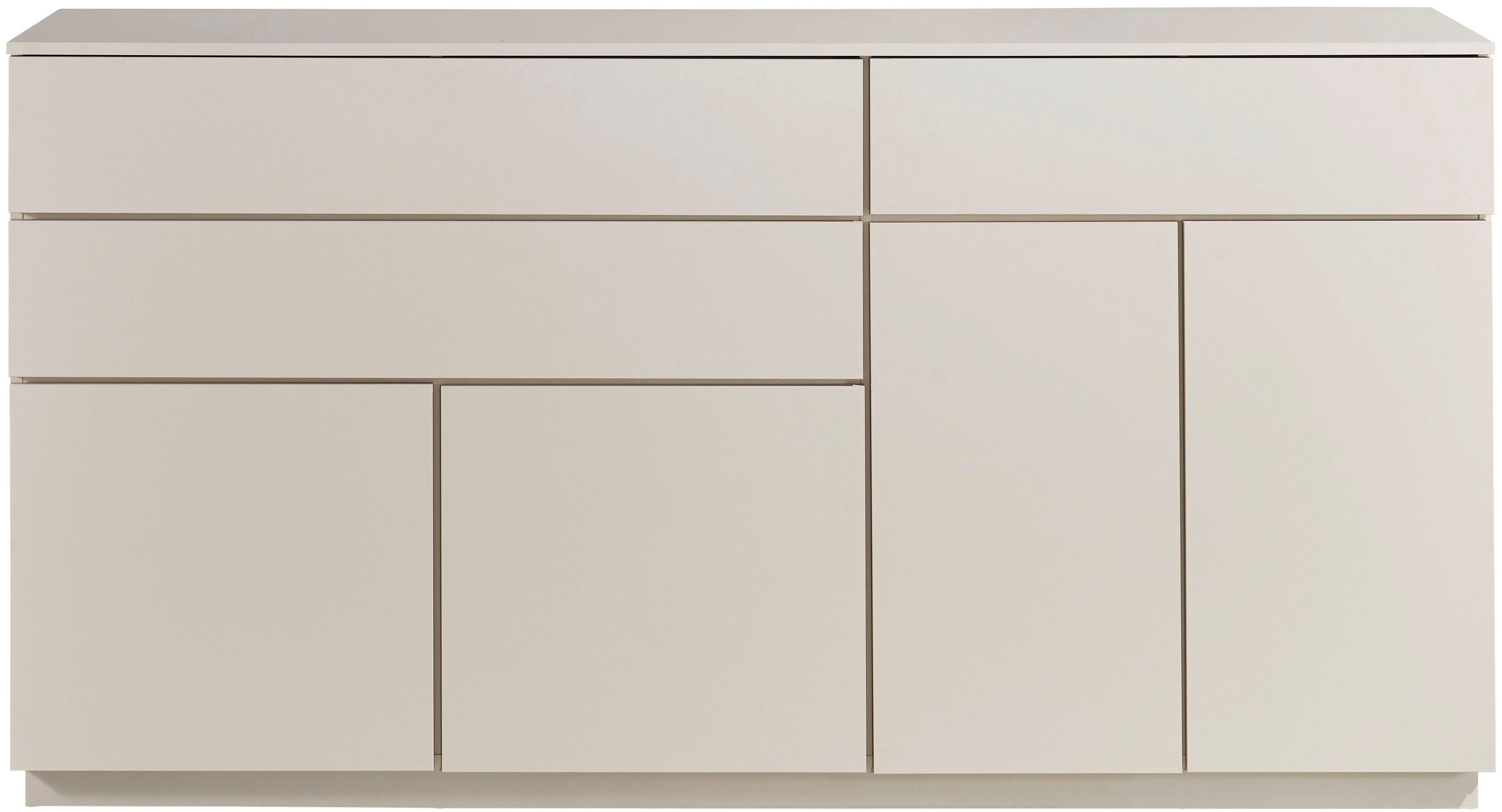 HBZ Sideboard Vince Sideboard, B/H/T 191x100x38 cm (1 St), Breite 191 cm, Push-to Open, Melaminbeschichtung