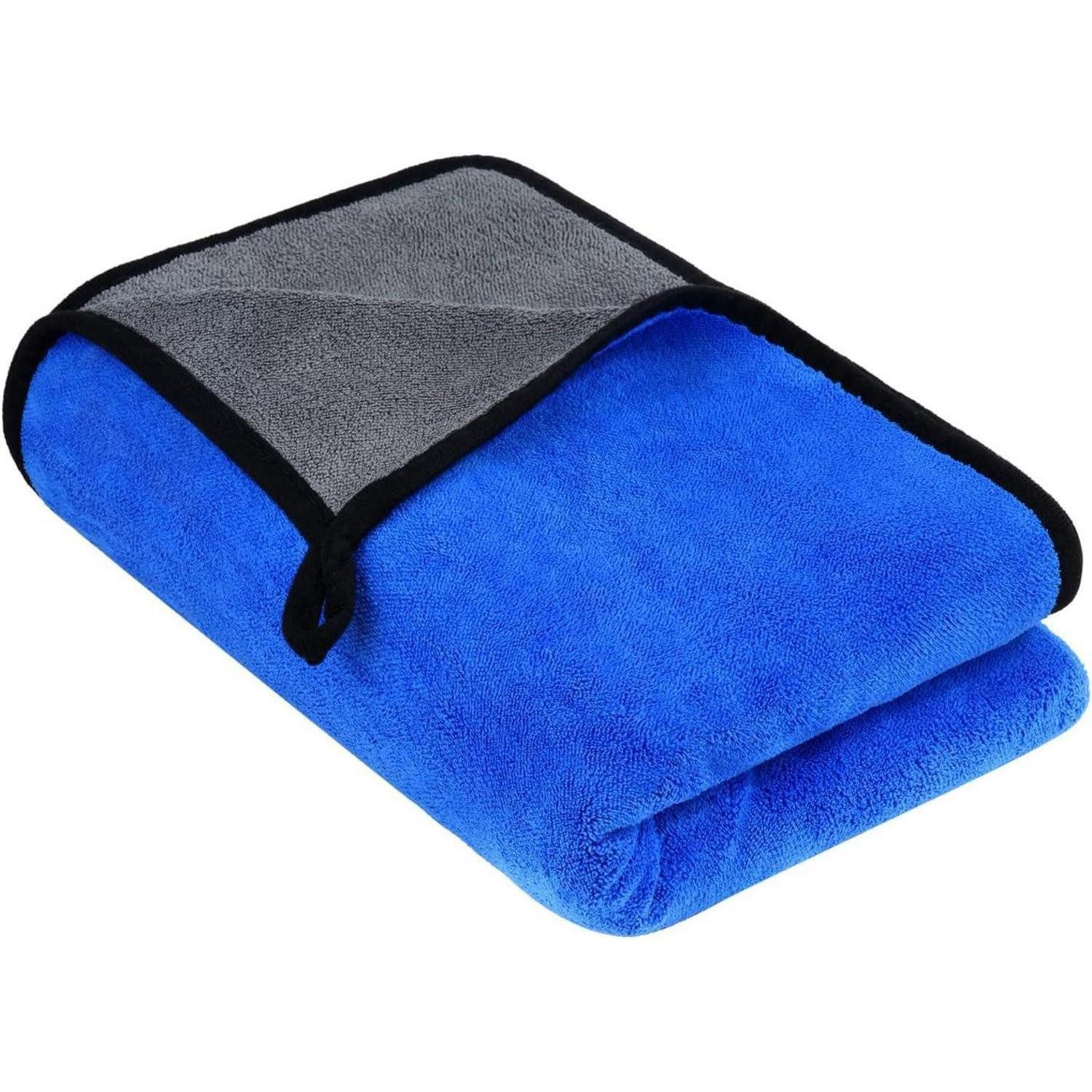 LuxusKollektion Mikrofasertuch 90x60cm Blau-1 Stücke-60x90cm 1 Stück-60x90cm Mikrofasertuch