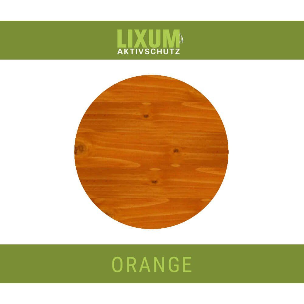 LIXUM Holzschutzlasur LIXUM Biologischer Holzschutz Rotbuche - Orange Hartholzschutz