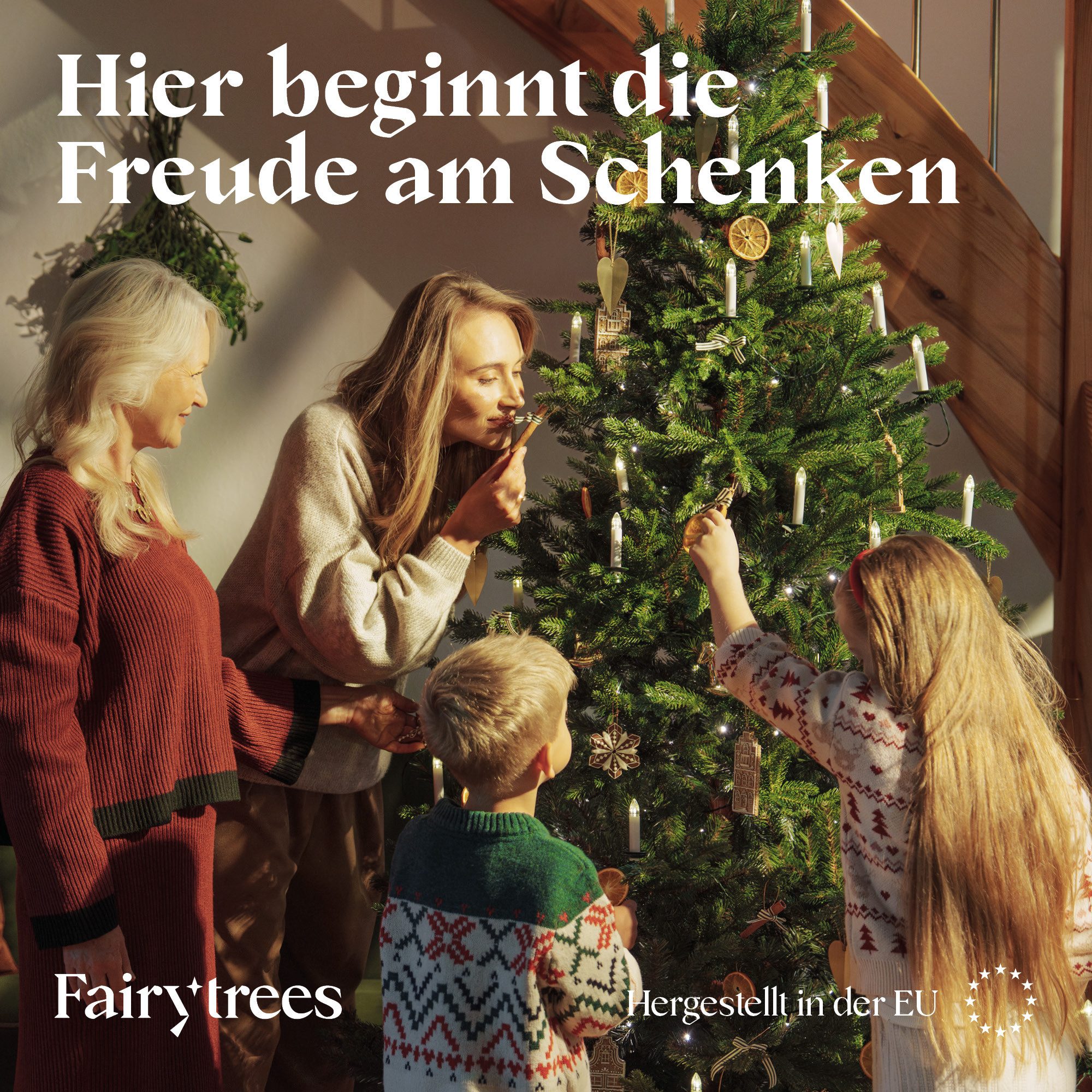 Fairytrees Künstlicher Weihnachtsbaum FT33, Alpentanne Premium, Alpentanne Premium