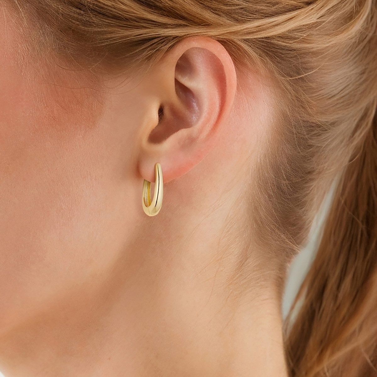 Glanzstücke München Paar Creolen gelbgold