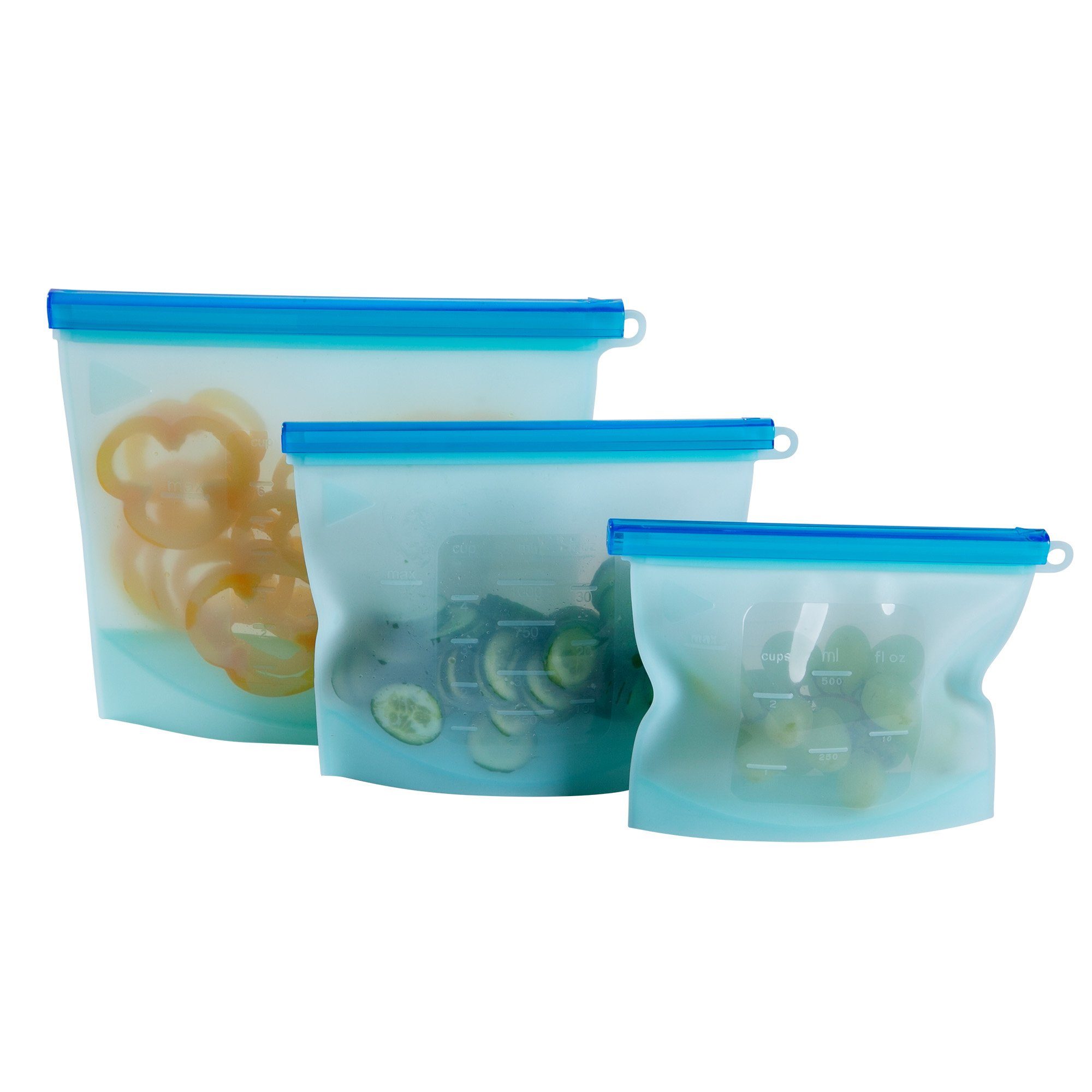 Mixcover Kochbesteck-Set mixcover wiederverwendbare Frischhaltebeutel aus Silikon mit