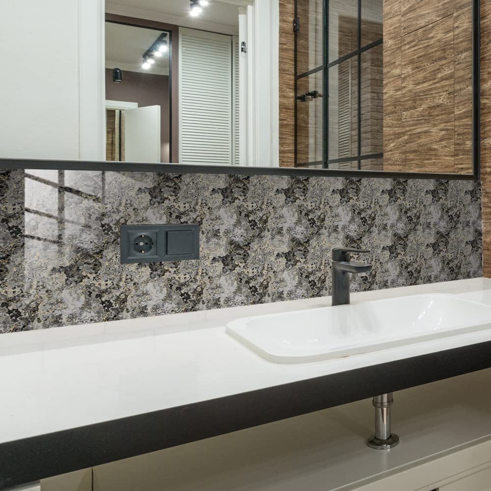 Coonoor Fliesenaufkleber Marmorierung Küchenrückwand Fliesenaufkleber Wandf günstig online kaufen