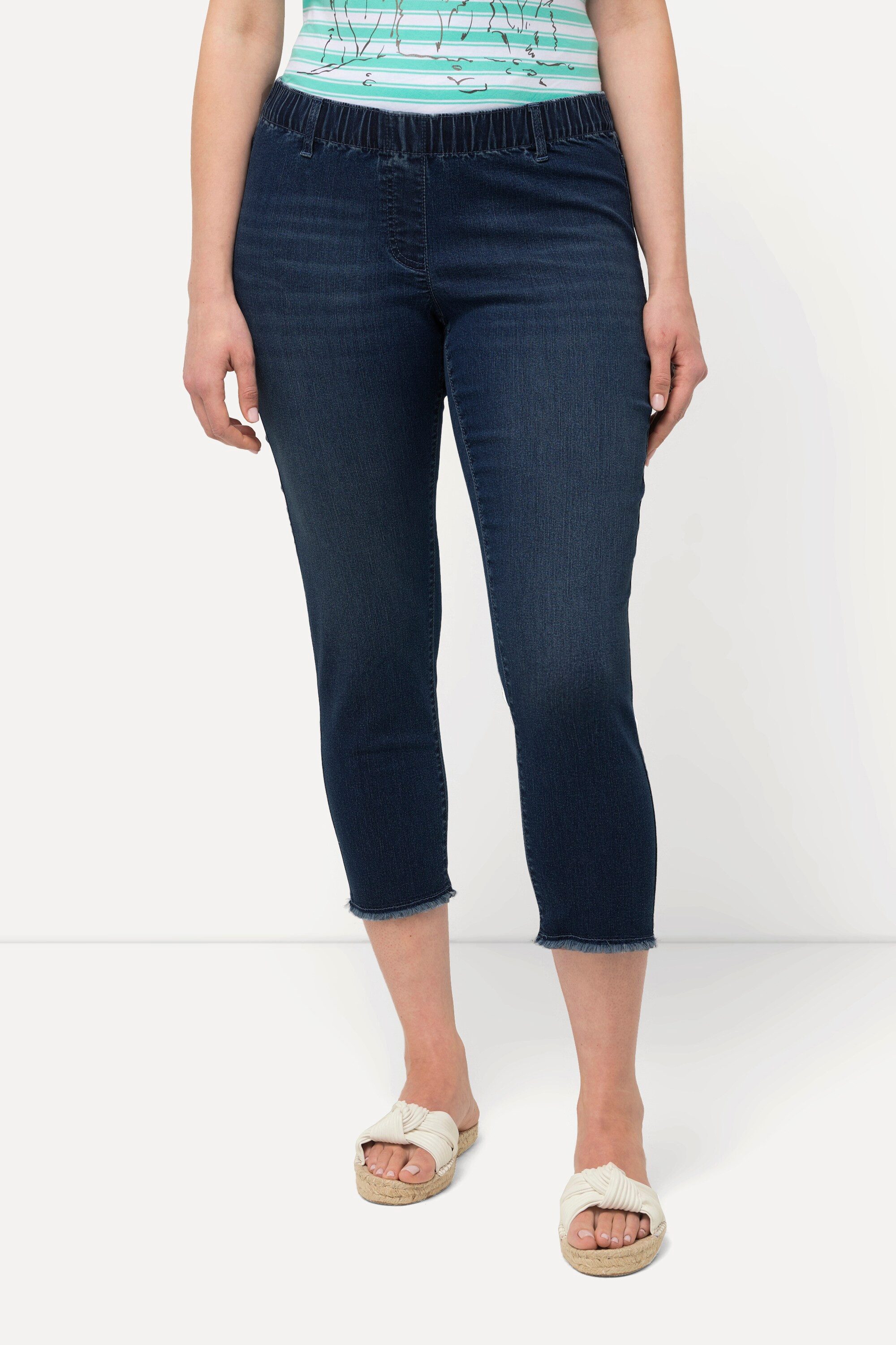 Ulla Popken Röhrenjeans 7/8-Jeggings Sienna Elastikbund günstig online kaufen