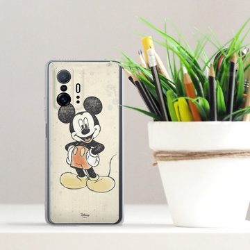 DeinDesign Handyhülle Offizielles Lizenzprodukt Mickey & Minnie Mouse Wasserfarbe, Xiaomi 11T 5G Silikon Hülle Bumper Case Handy Schutzhülle