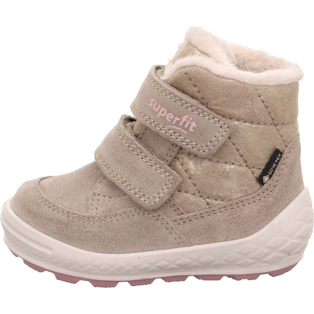 Superfit Groovy 2.0 Winterstiefel Wasserdichte, warm gefütterte Boots mit Klettverschluss und