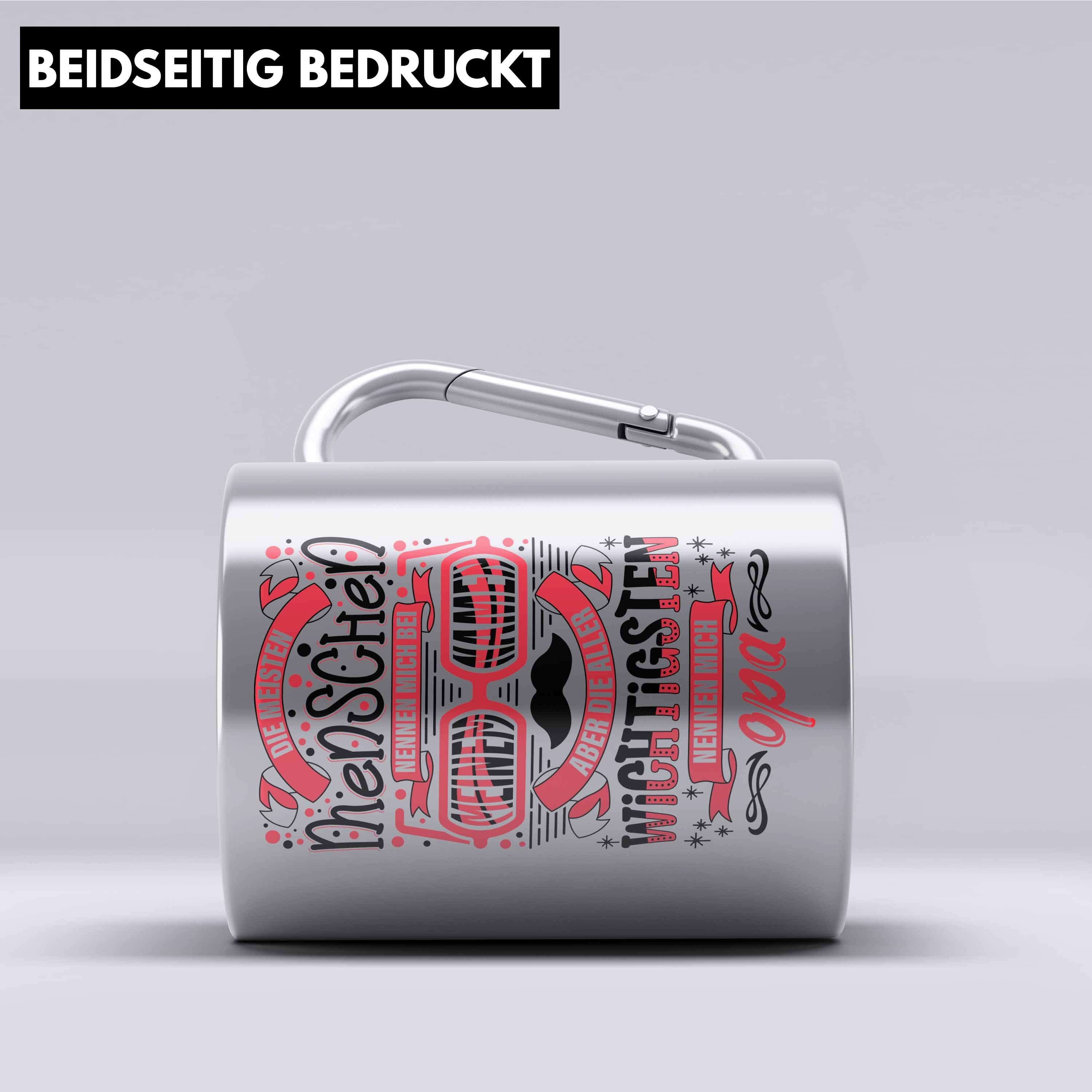 Trendation Thermotasse Opa Edelstahl Tasse Geschenk von Enkel Enkelin Bester Opa Der Welt Ede