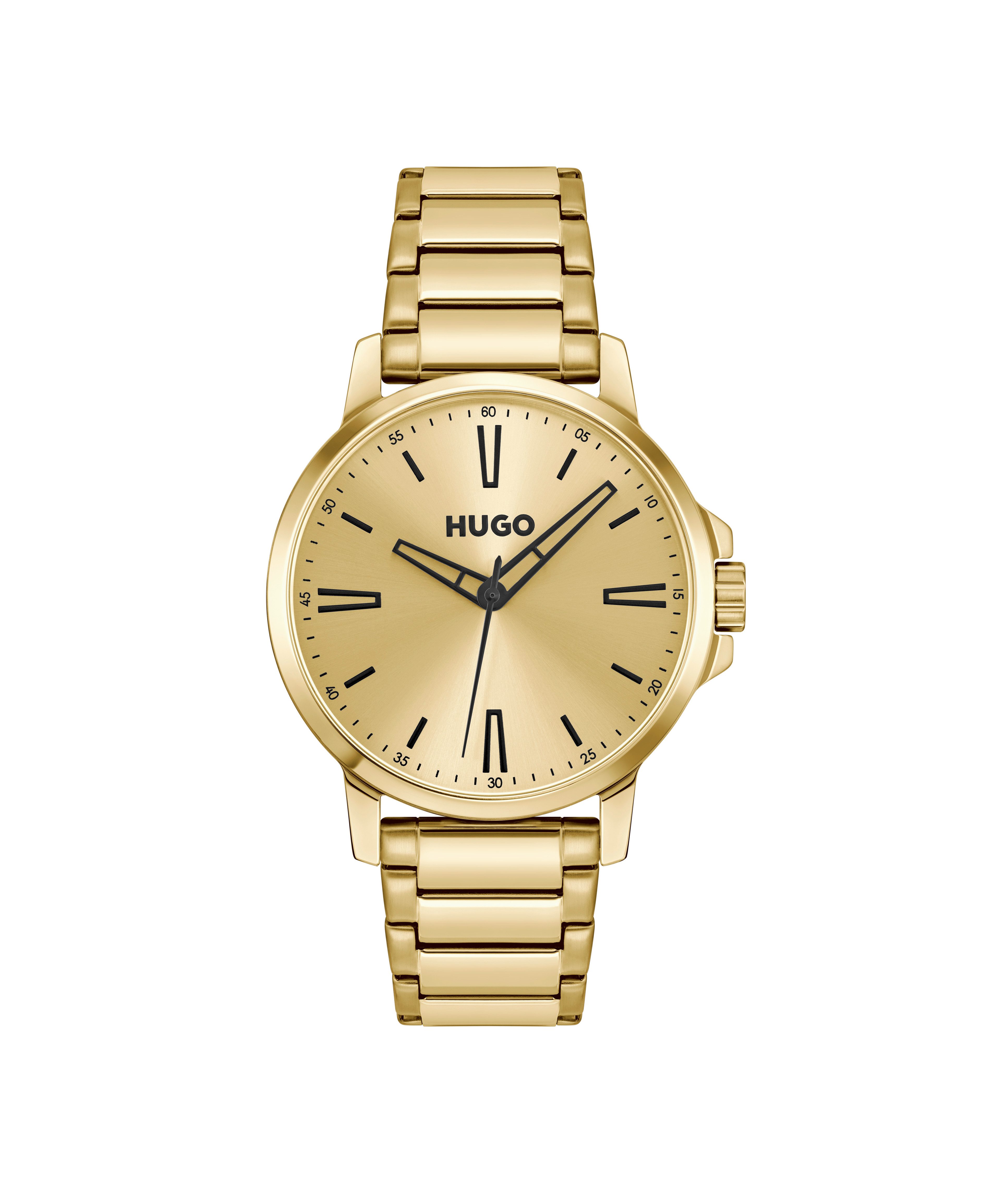HUGO Quarzuhr #SMOOTH 1530420, Armbanduhr, Herrenuhr, Edelstahlarmband, analog
