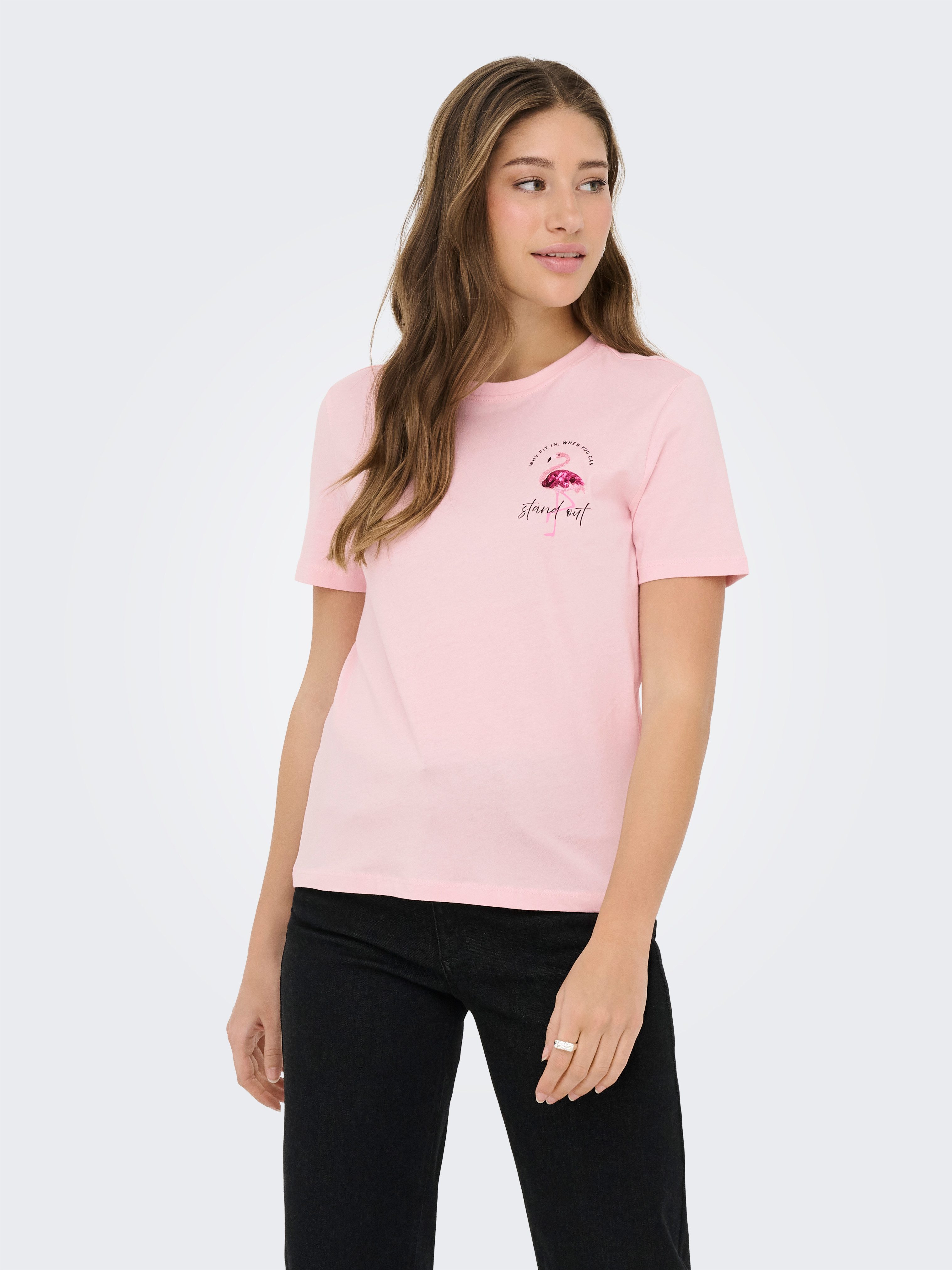 ONLY Kurzarmshirt ONLKITA S/S TEE JRS NOOS Baumwolle, regular fit günstig online kaufen