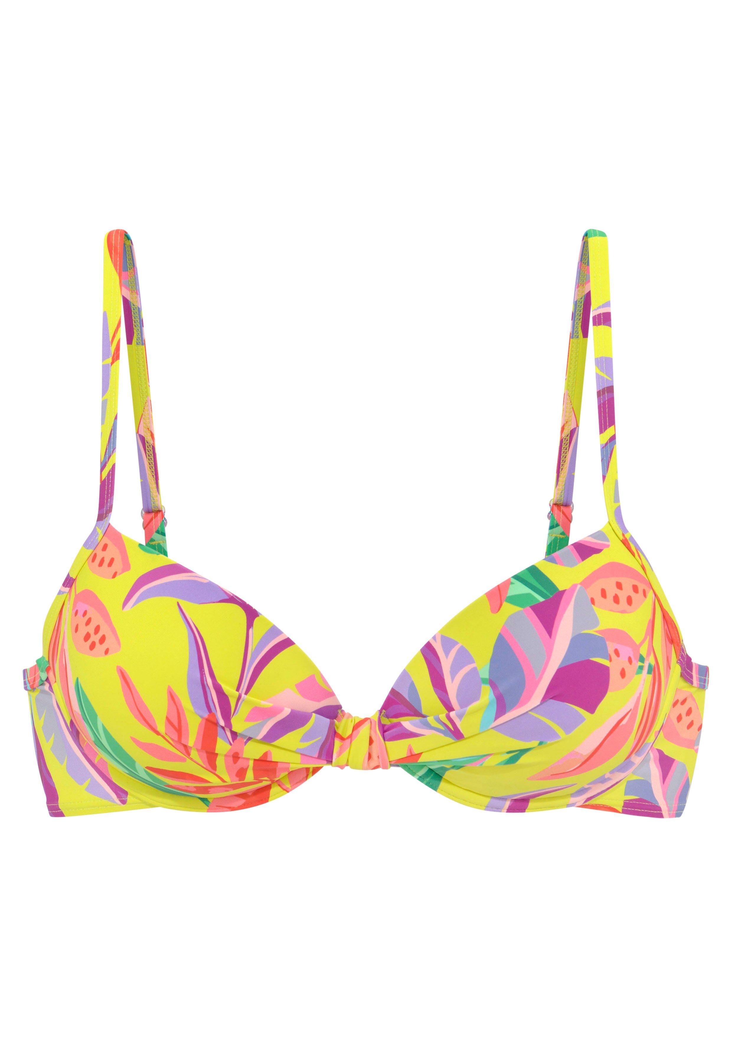 s.Oliver Bügel-Bikini-Top Mallorca, mit geraffter Mitte günstig online kaufen