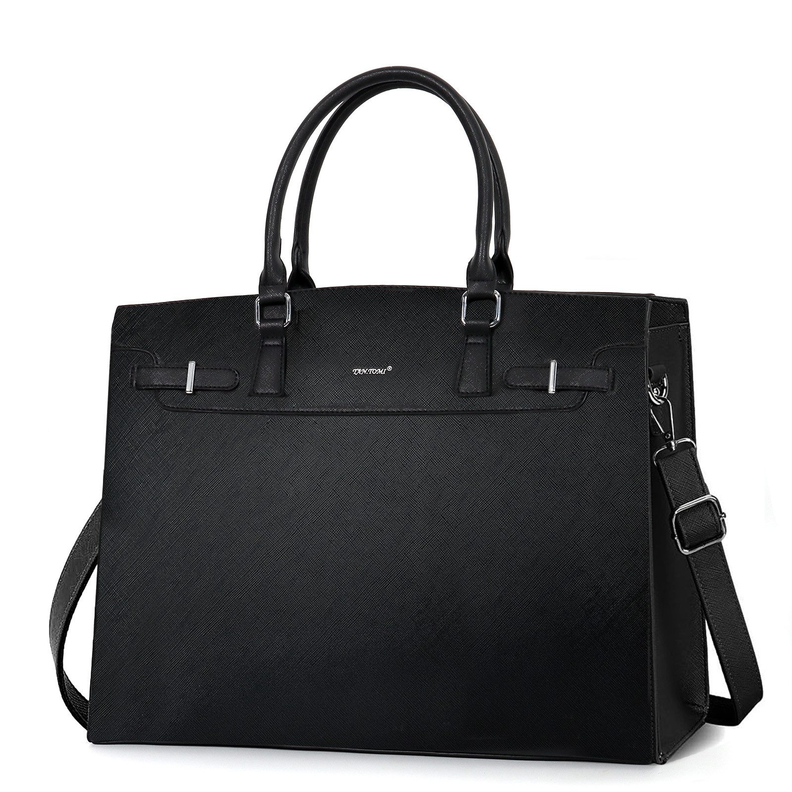 TAN.TOMI Aktentasche Handtasche Damen Shopper Damen Große Schwarz Gross Lap günstig online kaufen