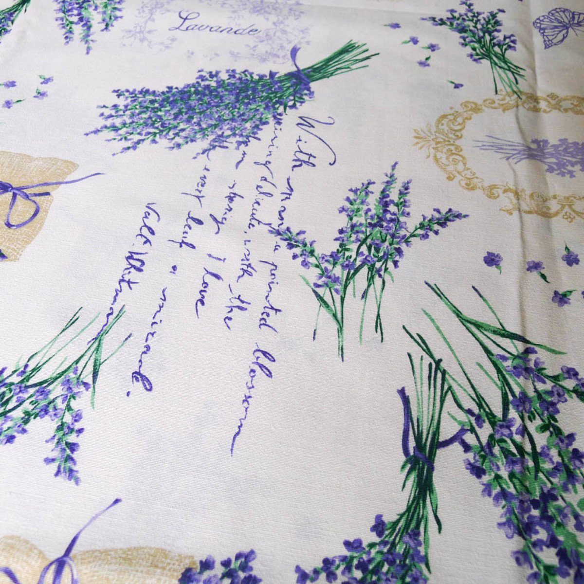 Esstisch Liebe Tischläufer - Mit Tischläufer Lavendel Tischdeko für dekoriert den