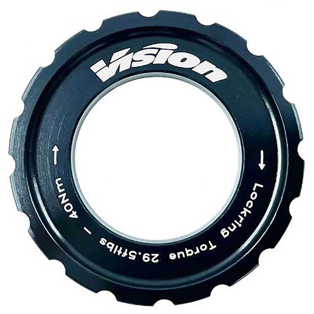 Vision Scheibenbremssattel Vision Centerlock Verschlussring PRA 15-20 mm Schwarz - sichere Fixier