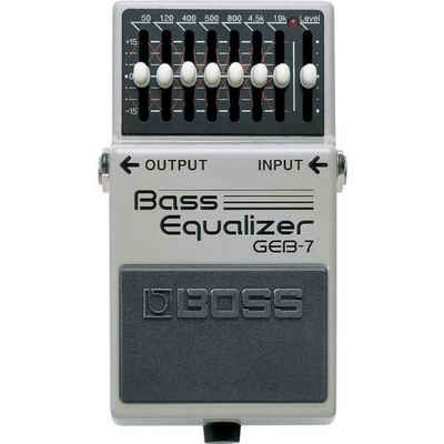 BOSS Musikinstrumentenpedal, GEB-7 Bass Equalizer - Bass Effektpedal